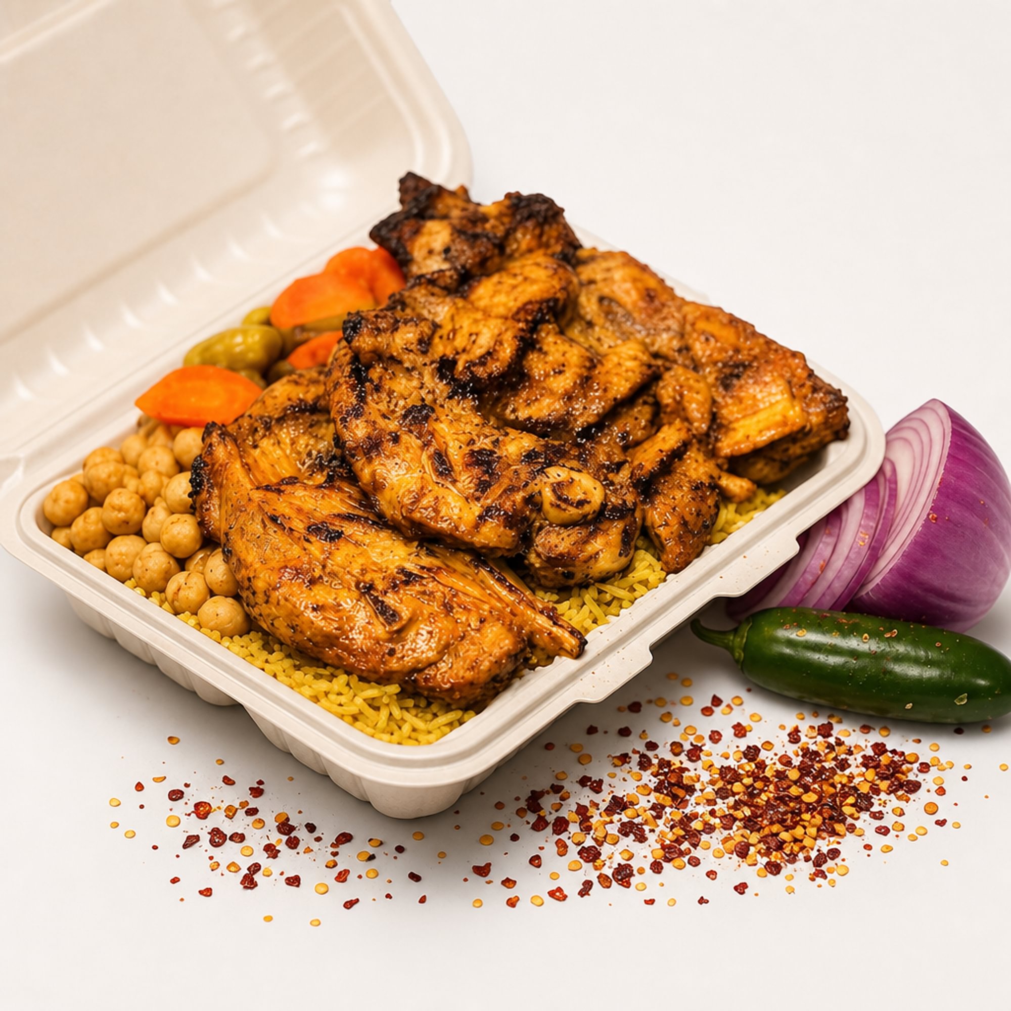 Mix Grill with Rice