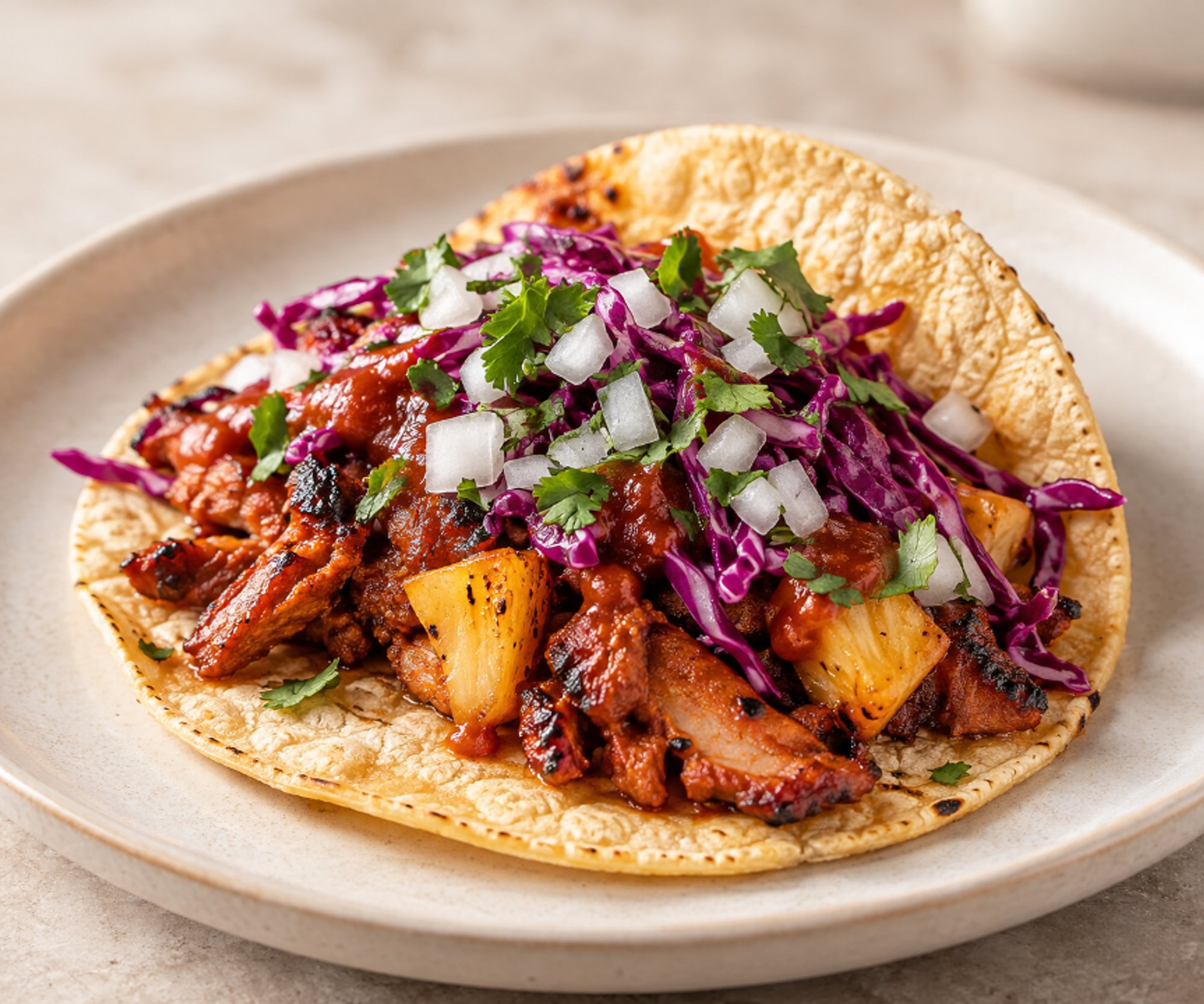 Halal Pastor Taco