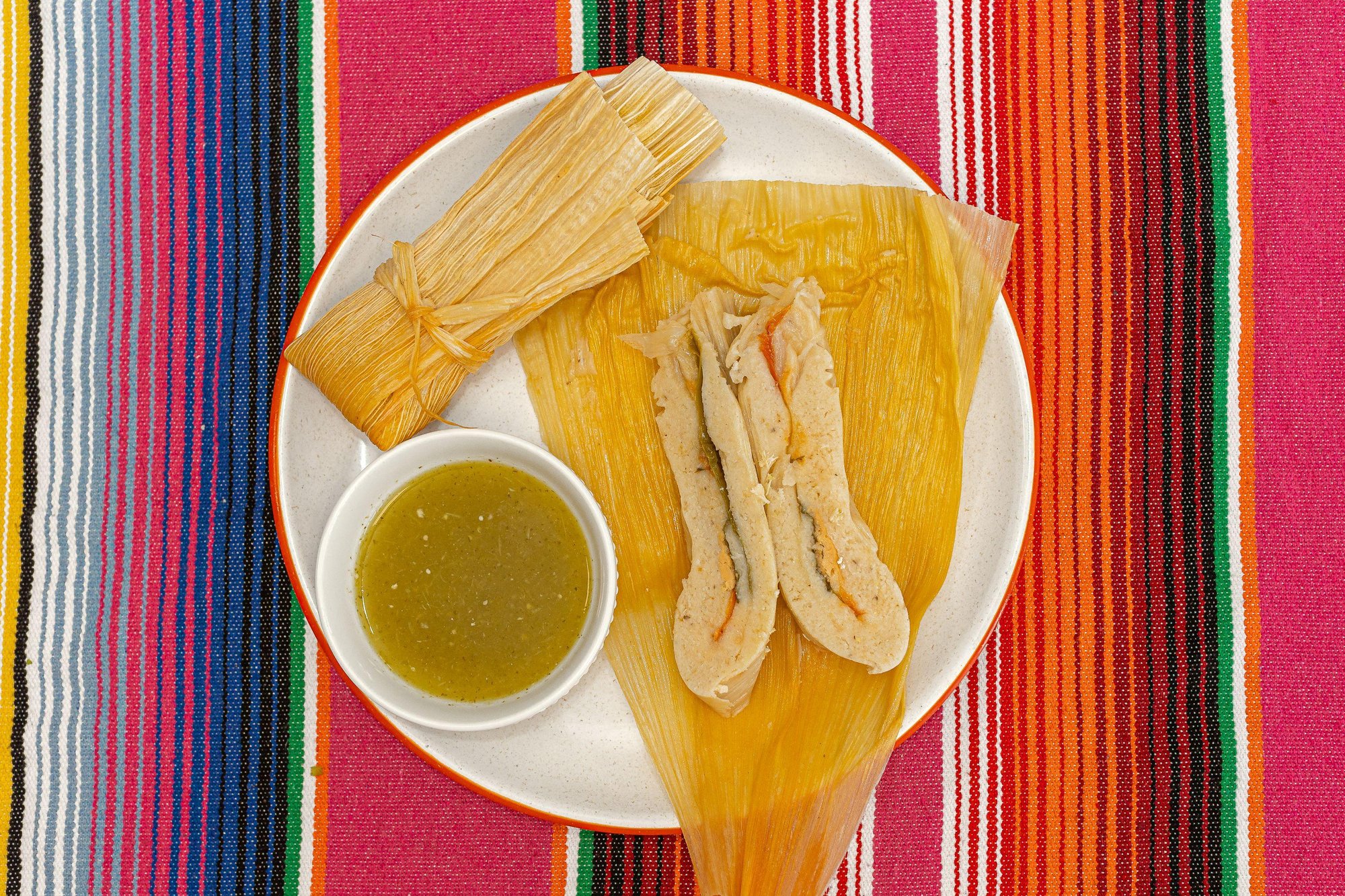 Tamal de RAJAS CON QUESO|VEGGIE & CHEESE