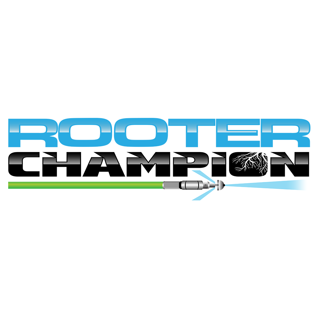 Rooter Champion Drain Cleaning &amp; Hydro Jetting Logo
