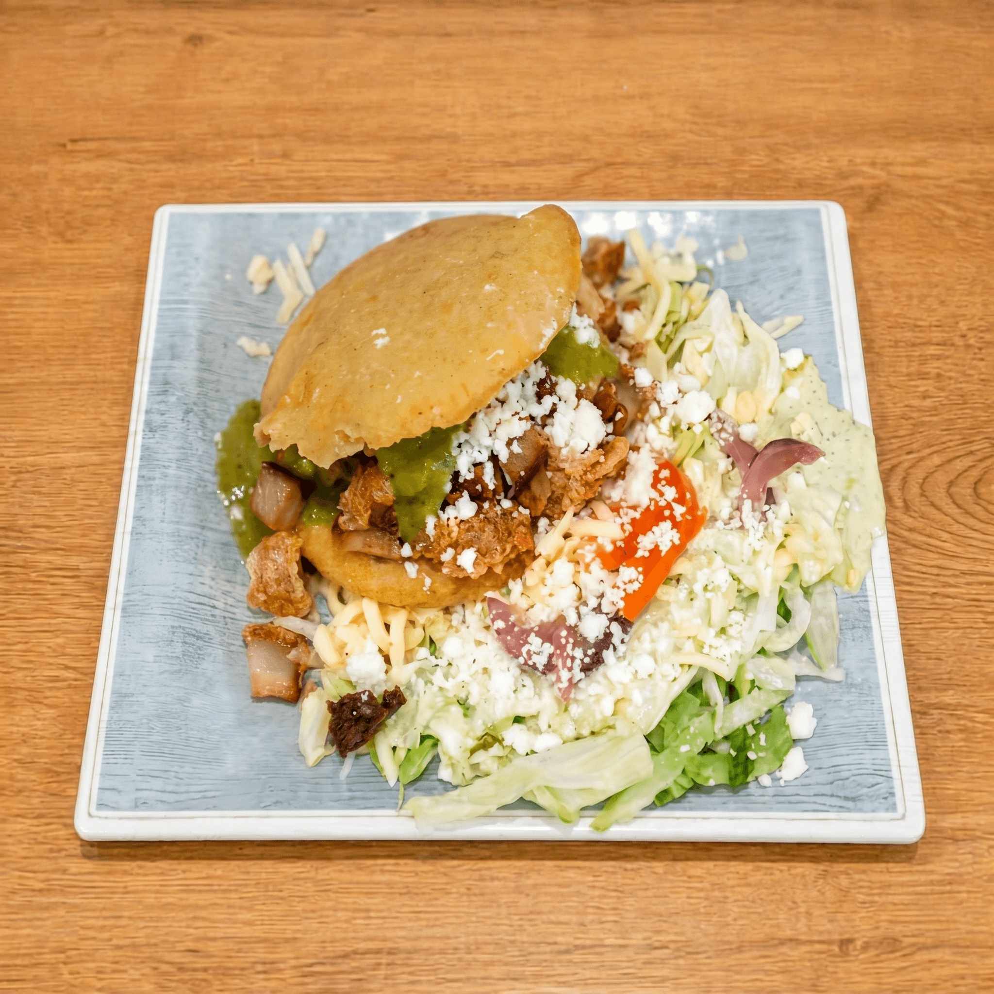 Chicharrón Arepa