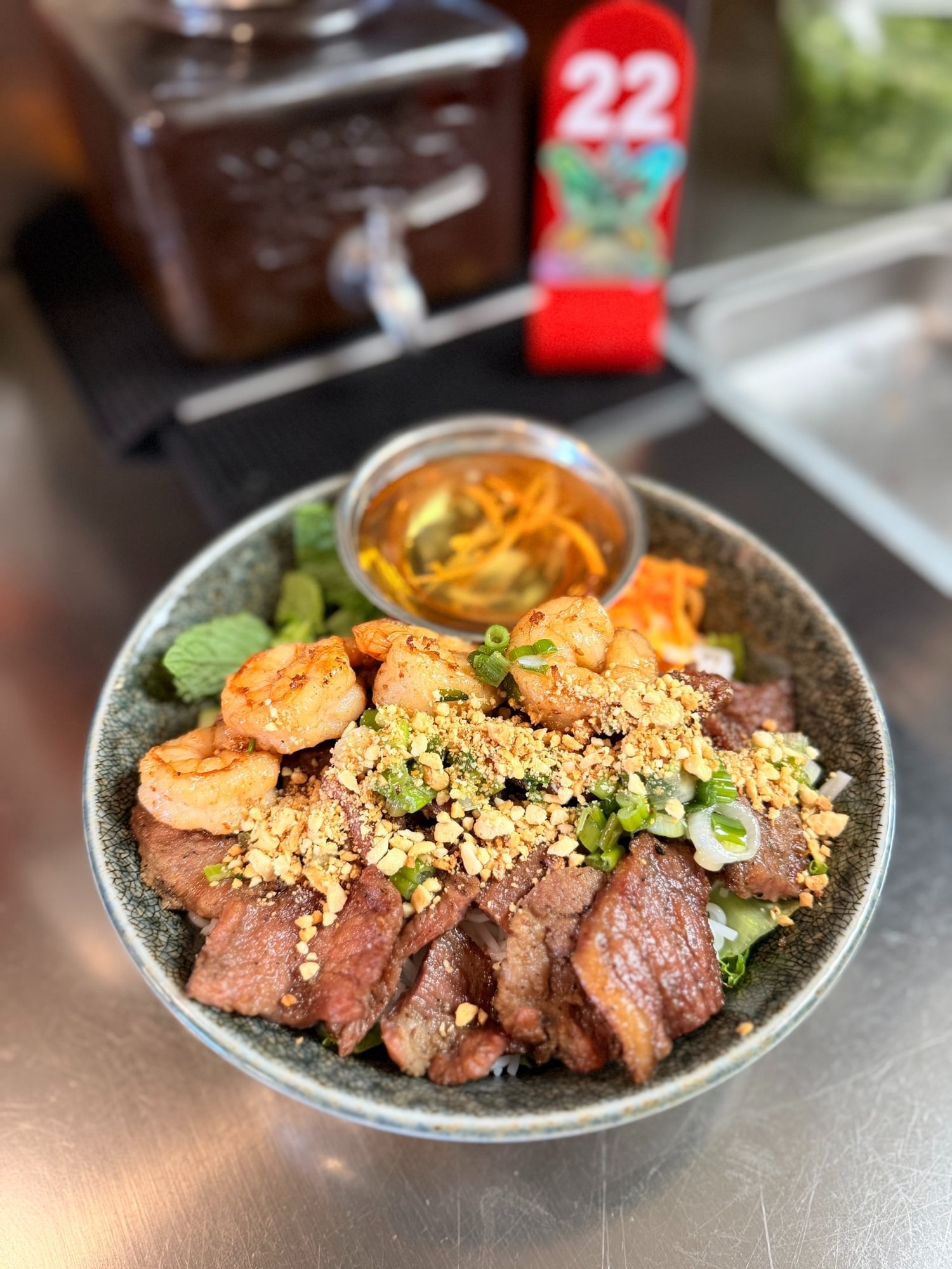 Pork & Shrimp Vermicelli (Bún Tôm Heo Nướng)