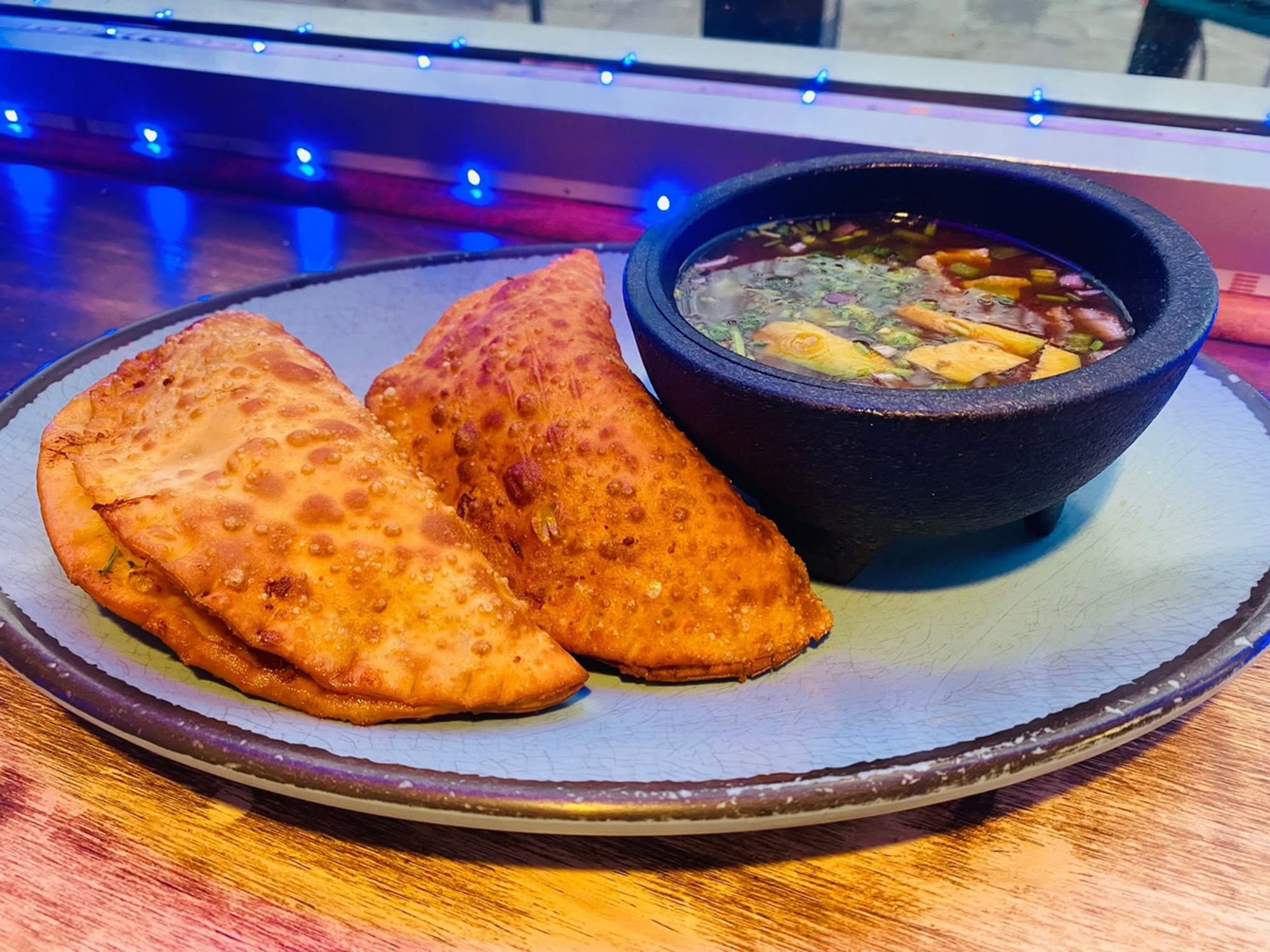 Two Birria Empanadas