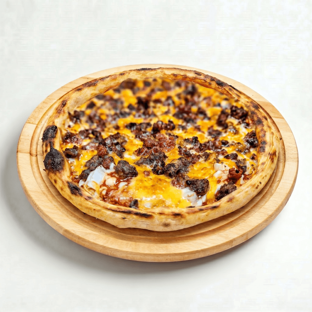 Deluxe Bacon Cheeseburger Pizza