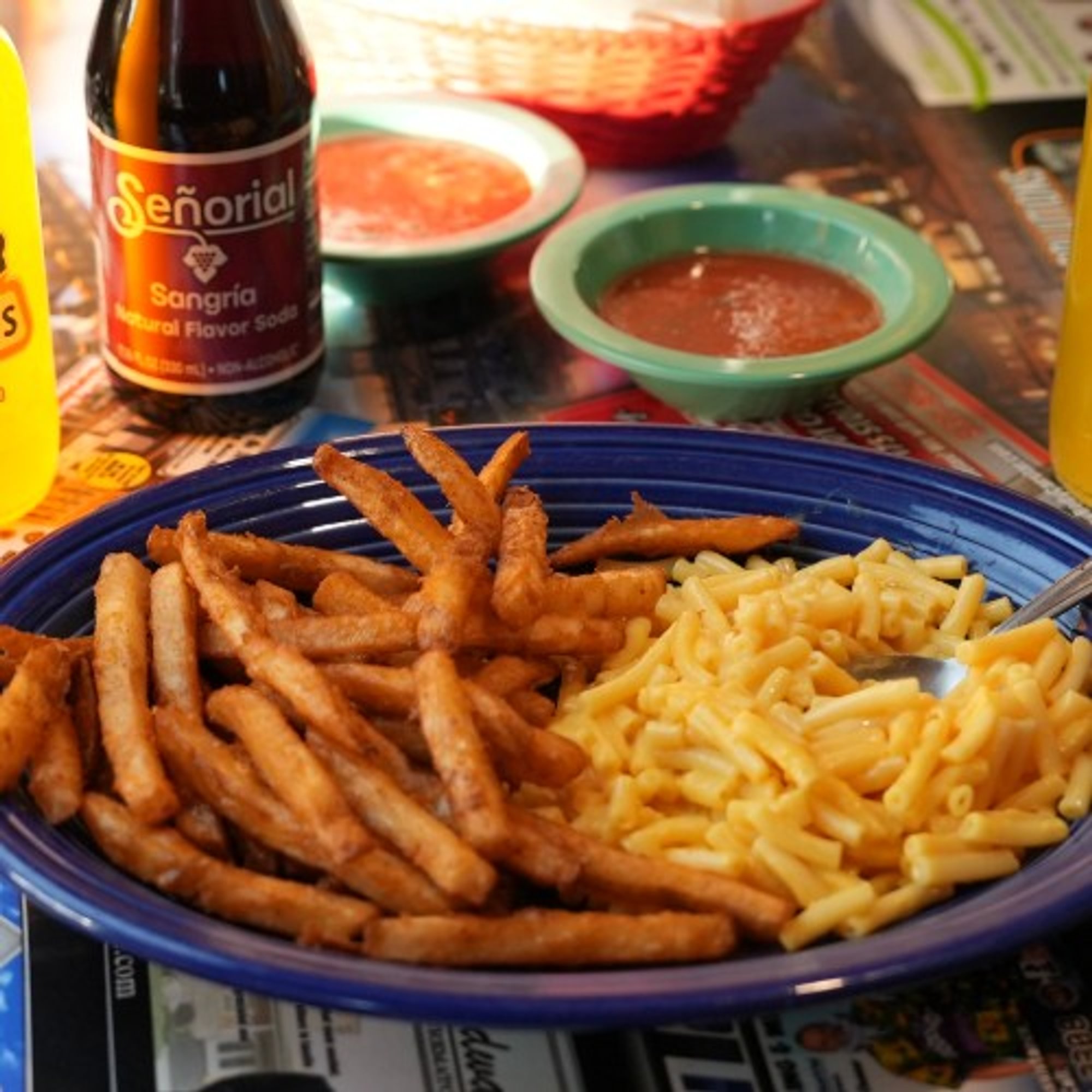 Mac N' Cheese with French Fries