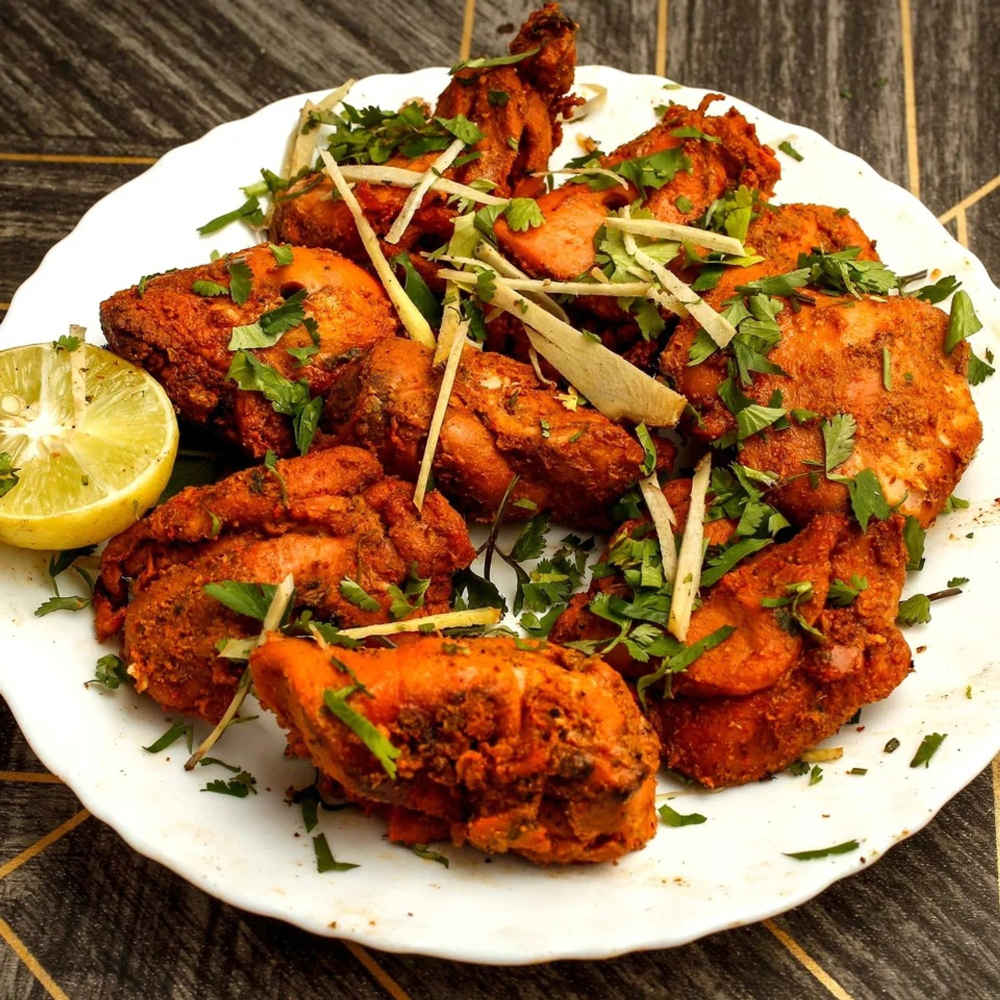 Chicken Tikka (Dry) (Serve with Rice)