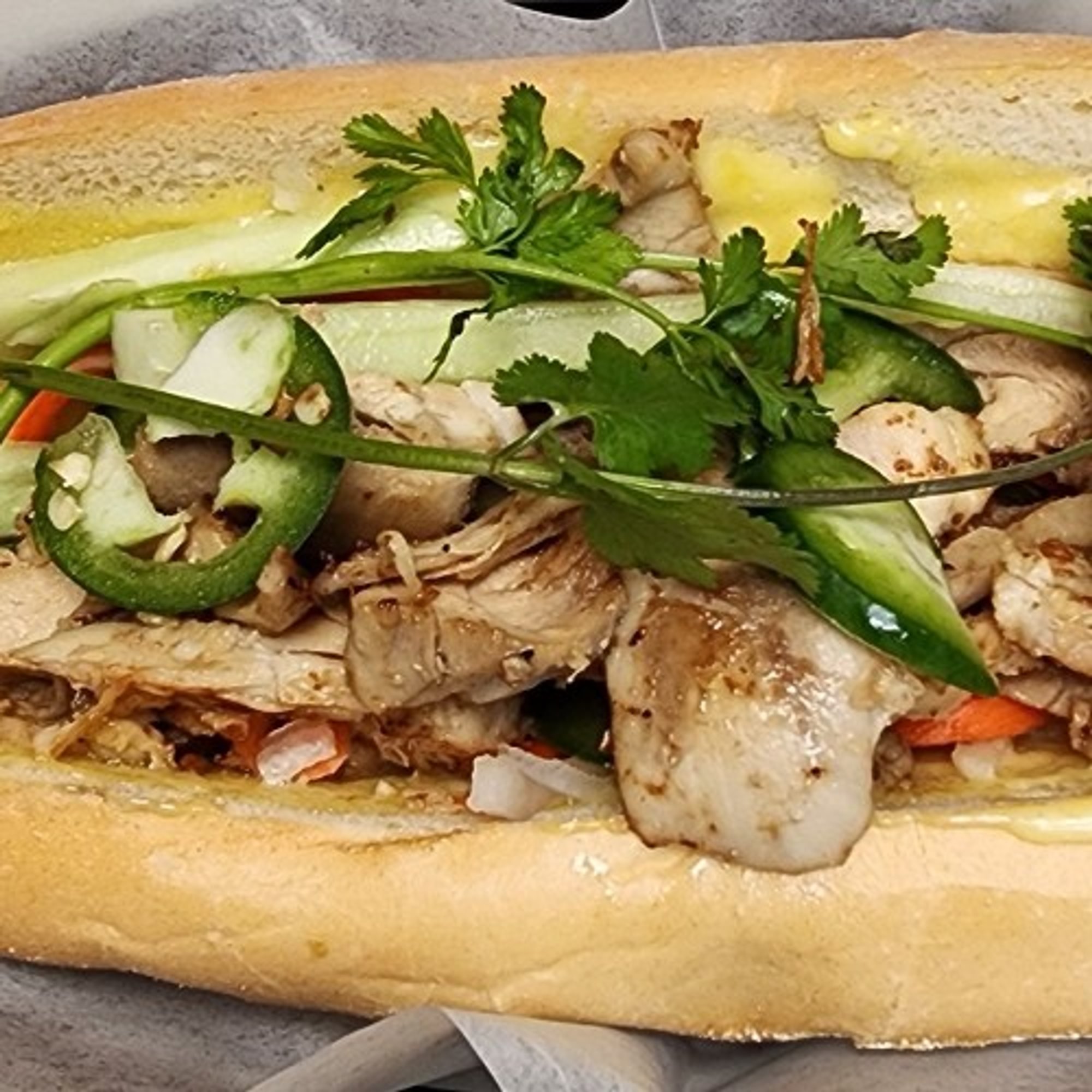 B2. Banh Mi Grilled Chicken (Ga Nuong)
