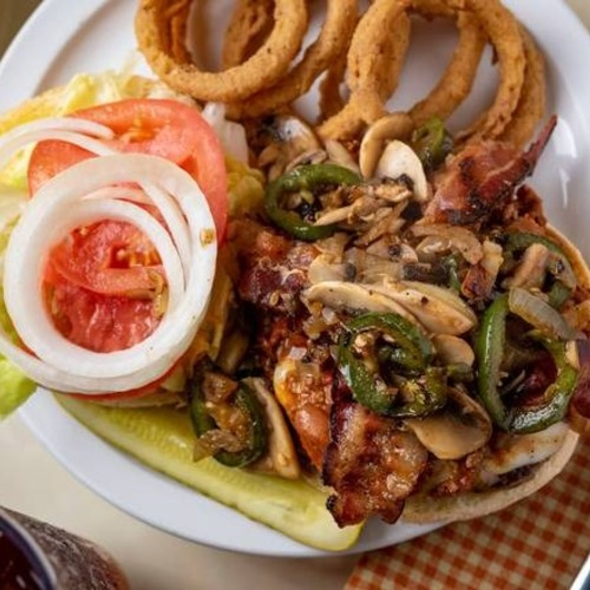 Covered Shi Burger