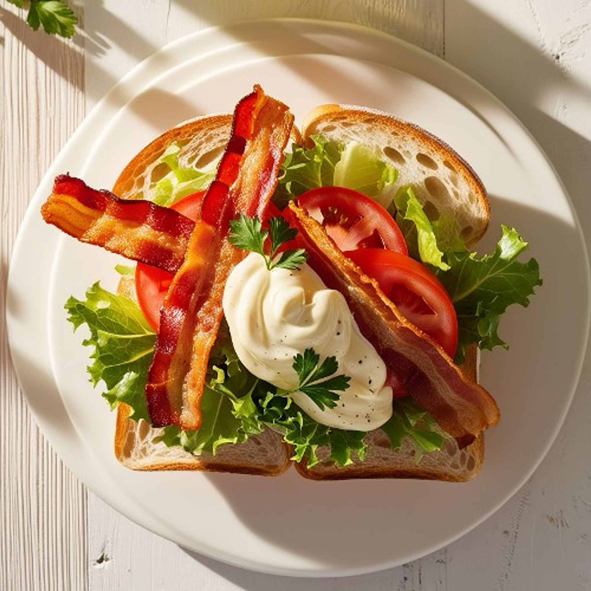 BLT with Avocado Sandwich