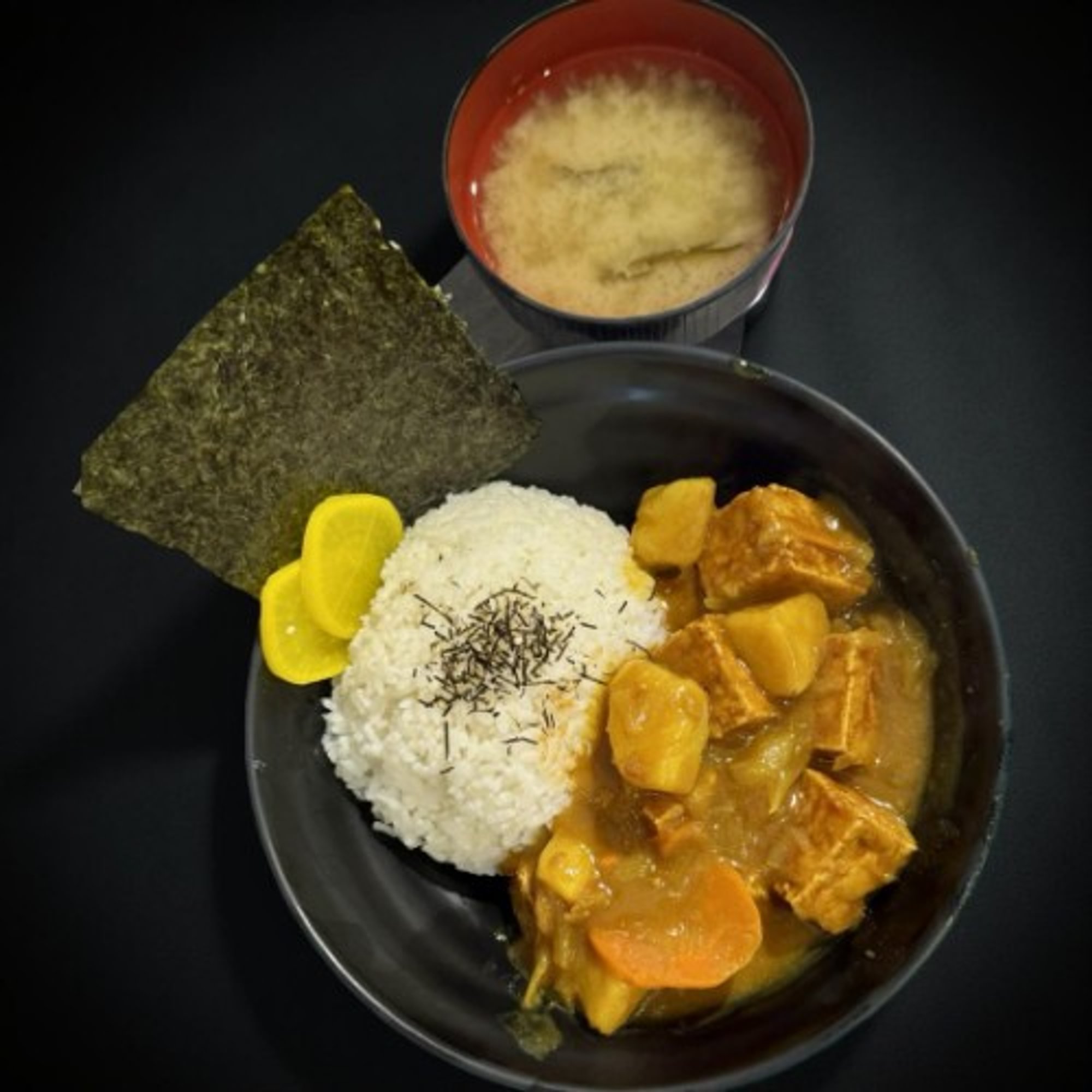 Fried Tofu Curry Don