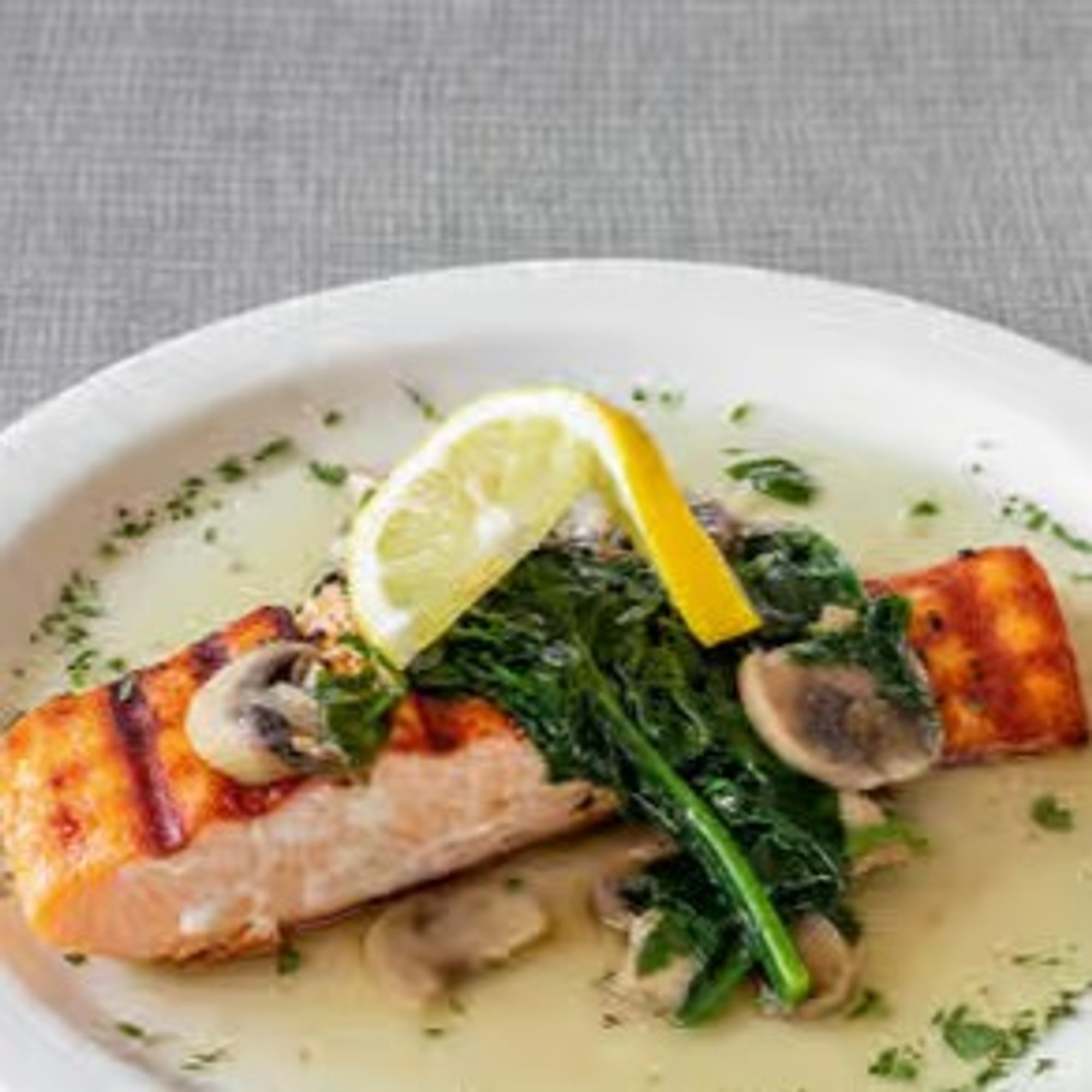 Grilled Salmon Fillet Lunch Specials