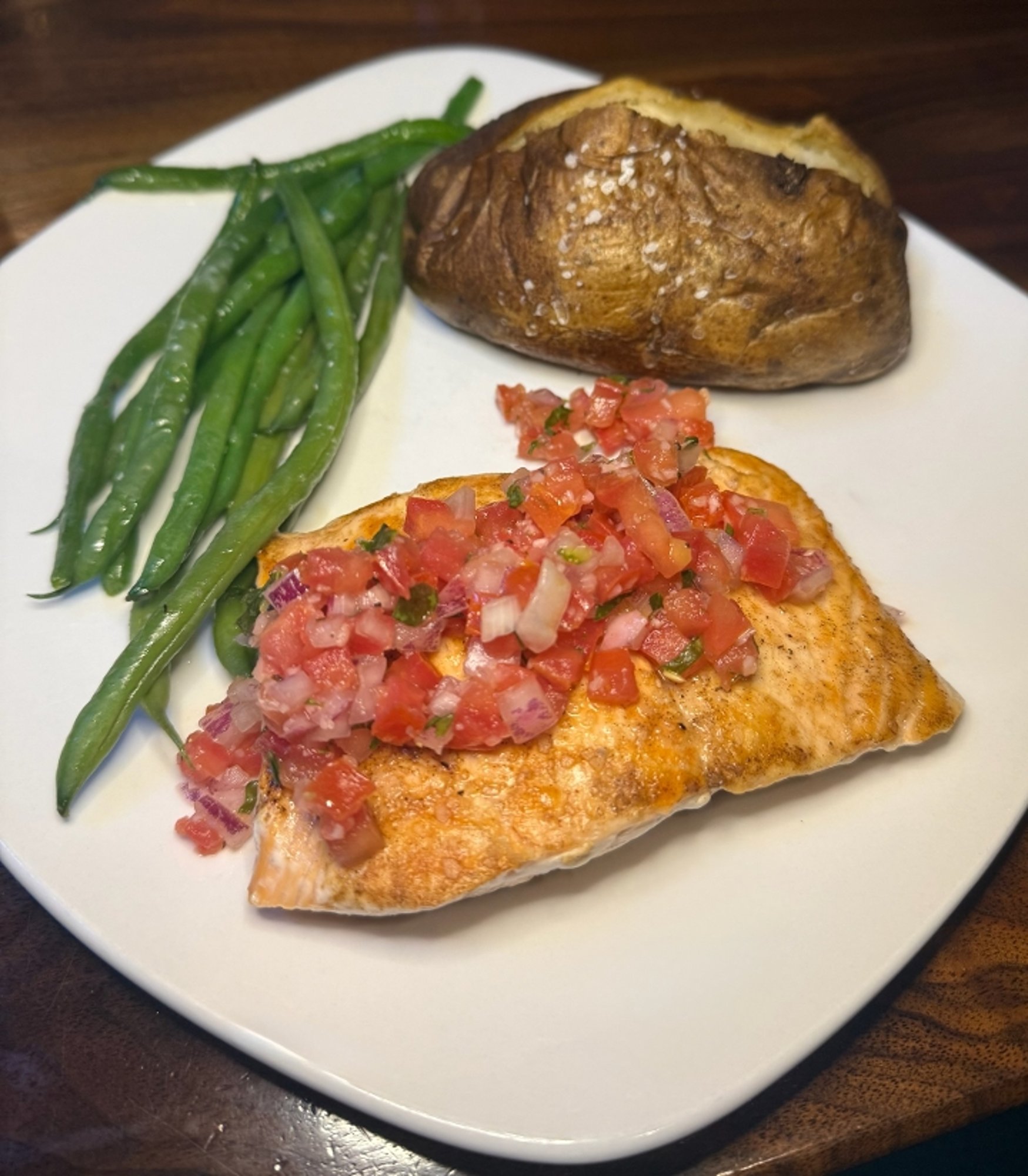 Salmon Bruschetta