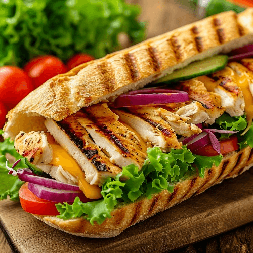 Grilled Chicken Sub with Fries & Drink Combo