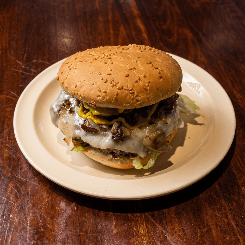 Mushroom Cheeseburger