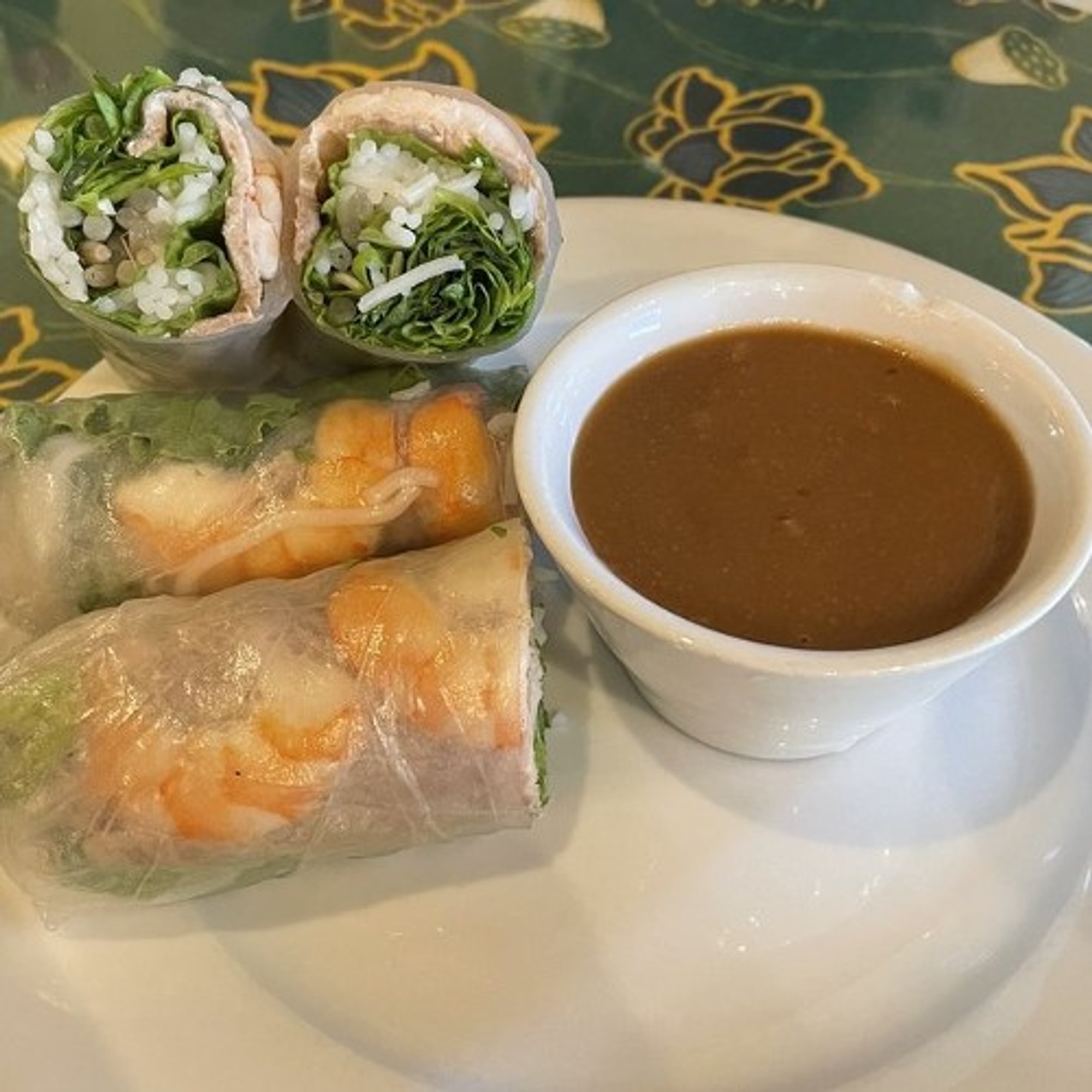 Steamed Pork and Shrimp Fresh Rolls