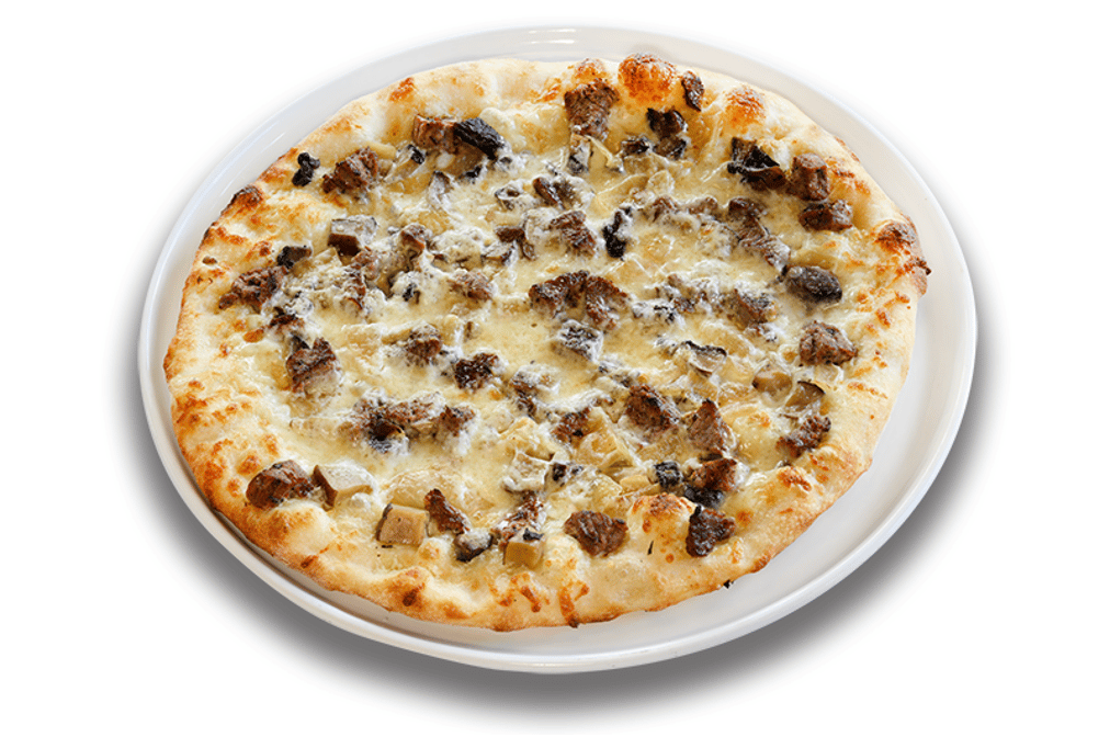 Signature Steak & Mushroom Pizza