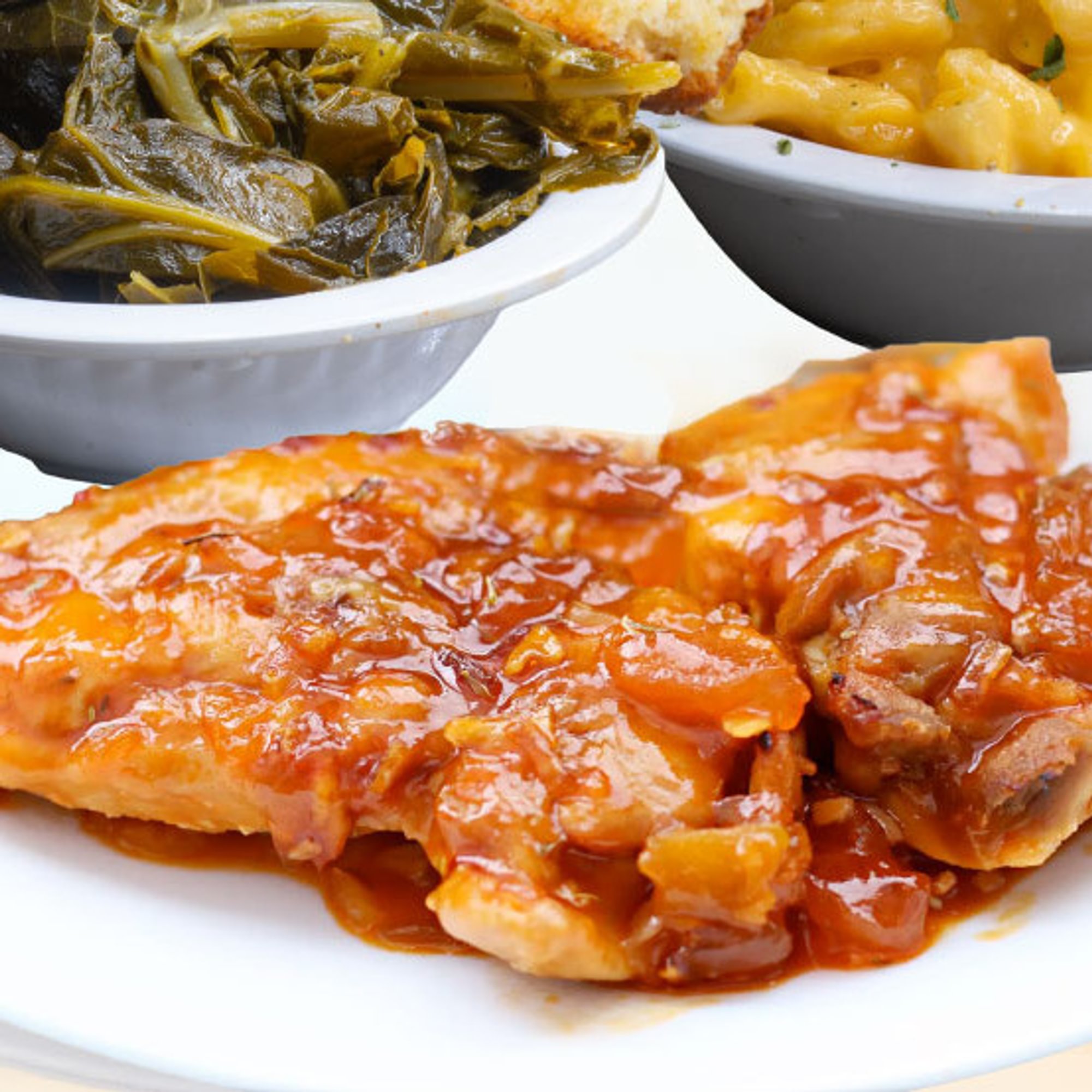 Apricot Chicken with Two Sides