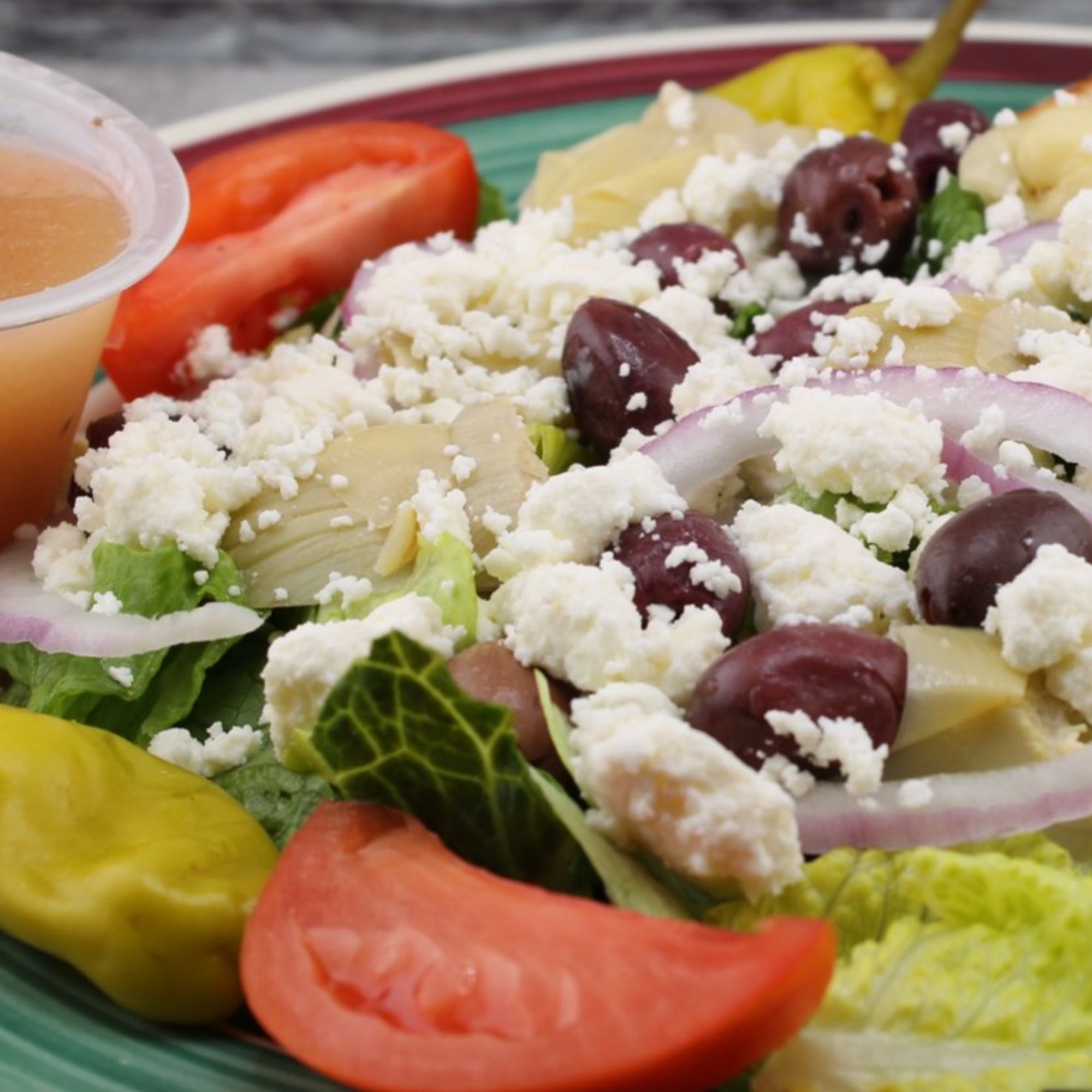 Catering Size Greek Salad (Feeds 10)