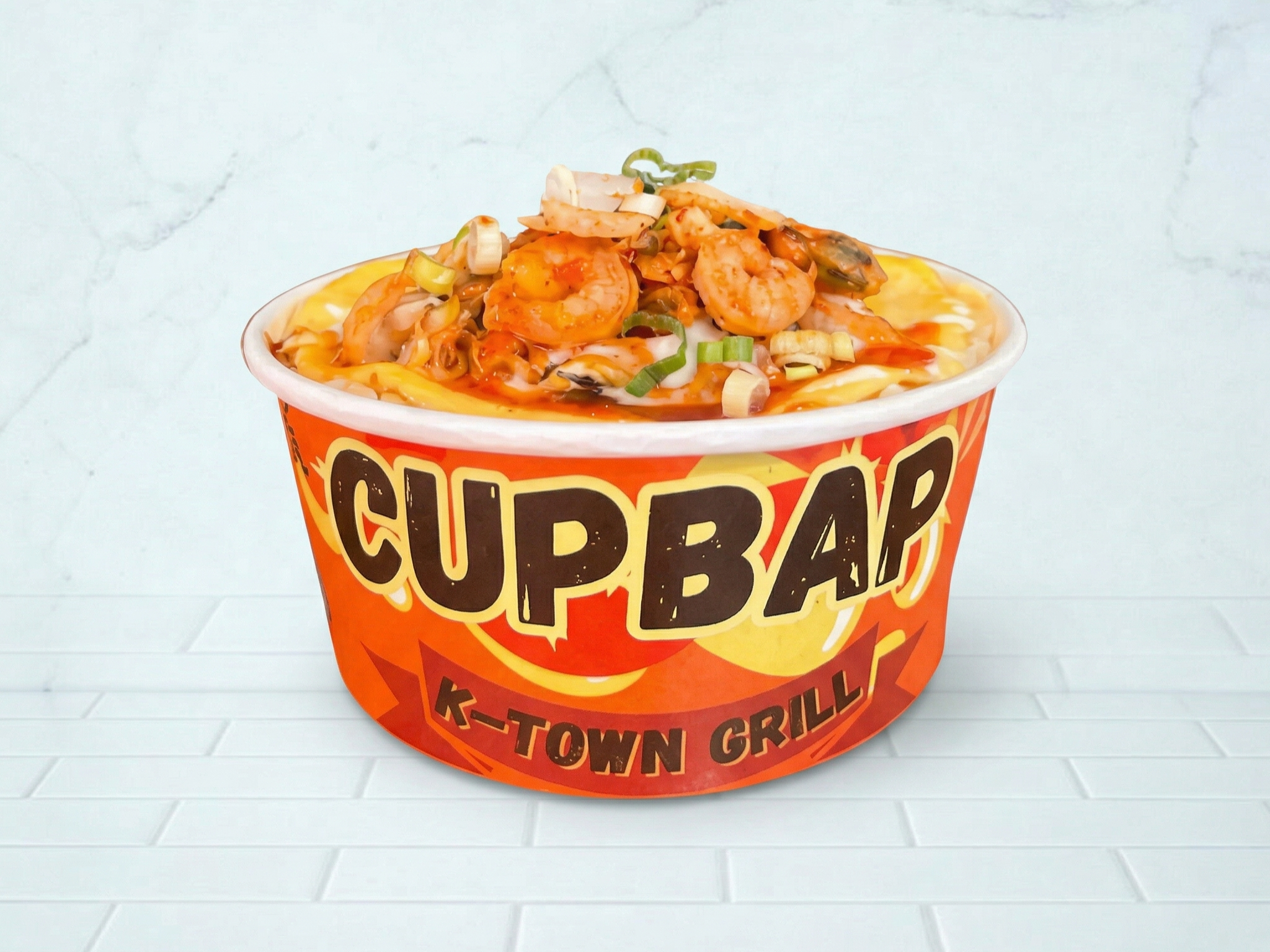 Spicy Seafood Cupbap