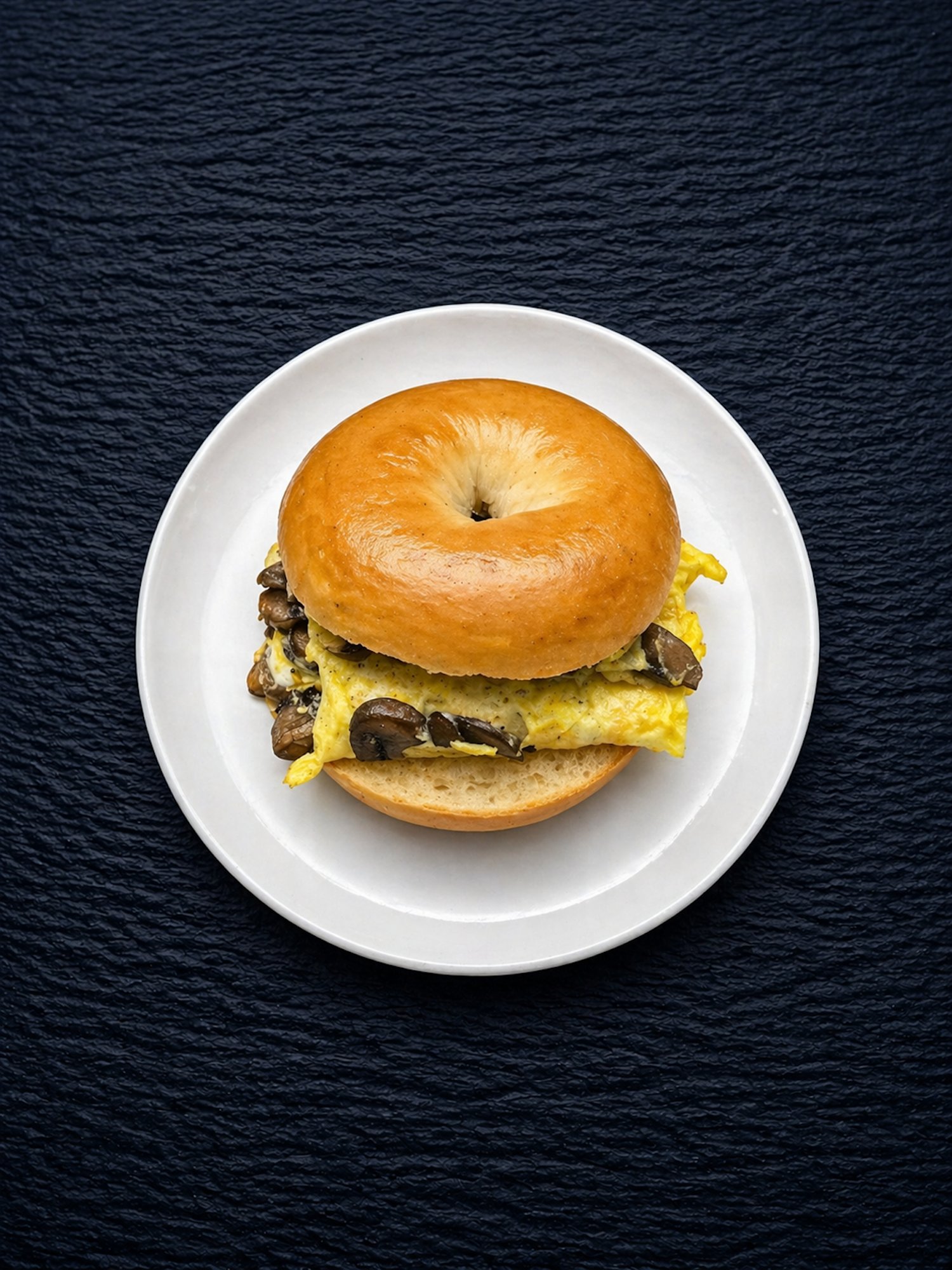 E5 Mushroom Omelet Sandwich