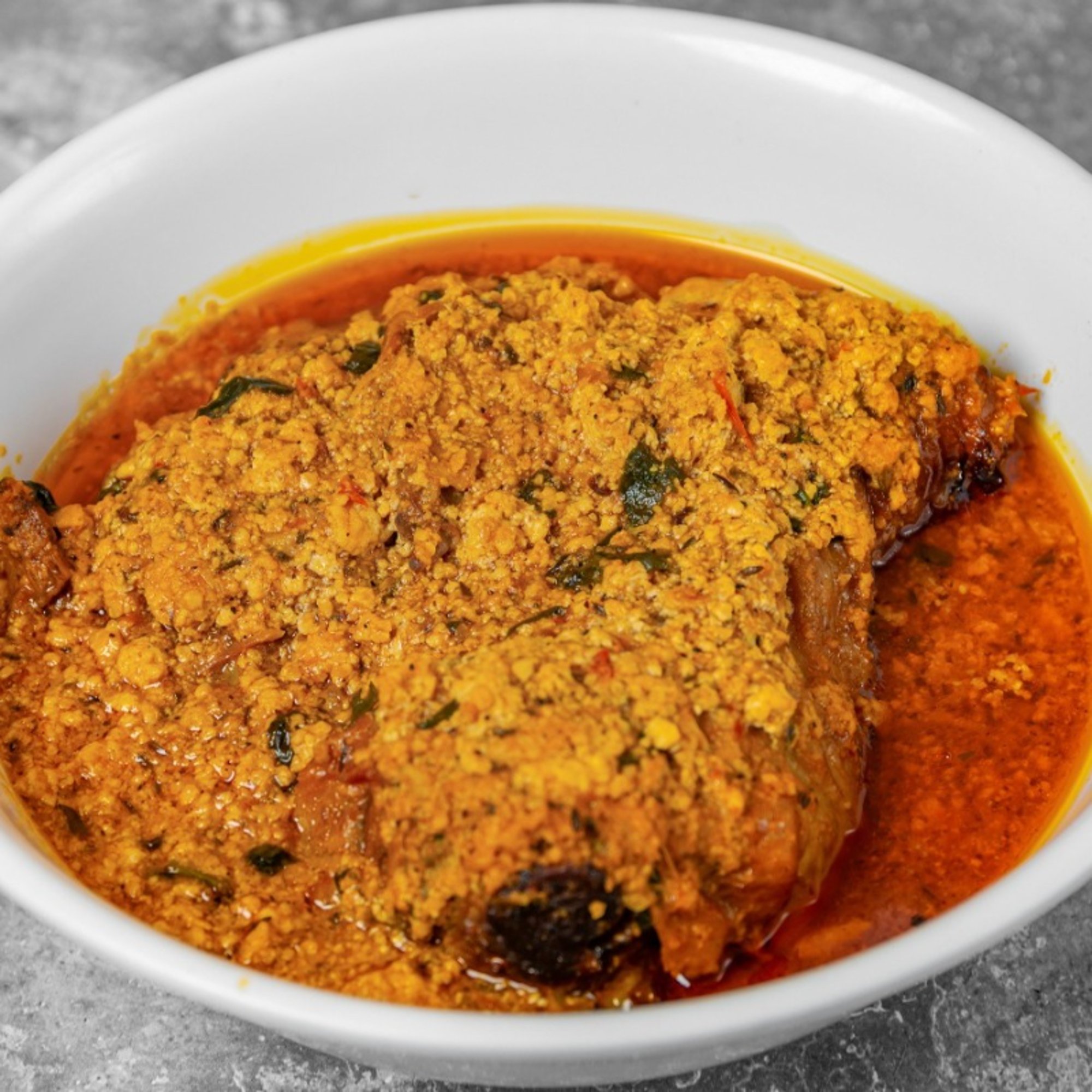 Egusi Chicken Combo