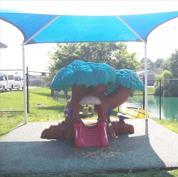 Infant and toddler playground area