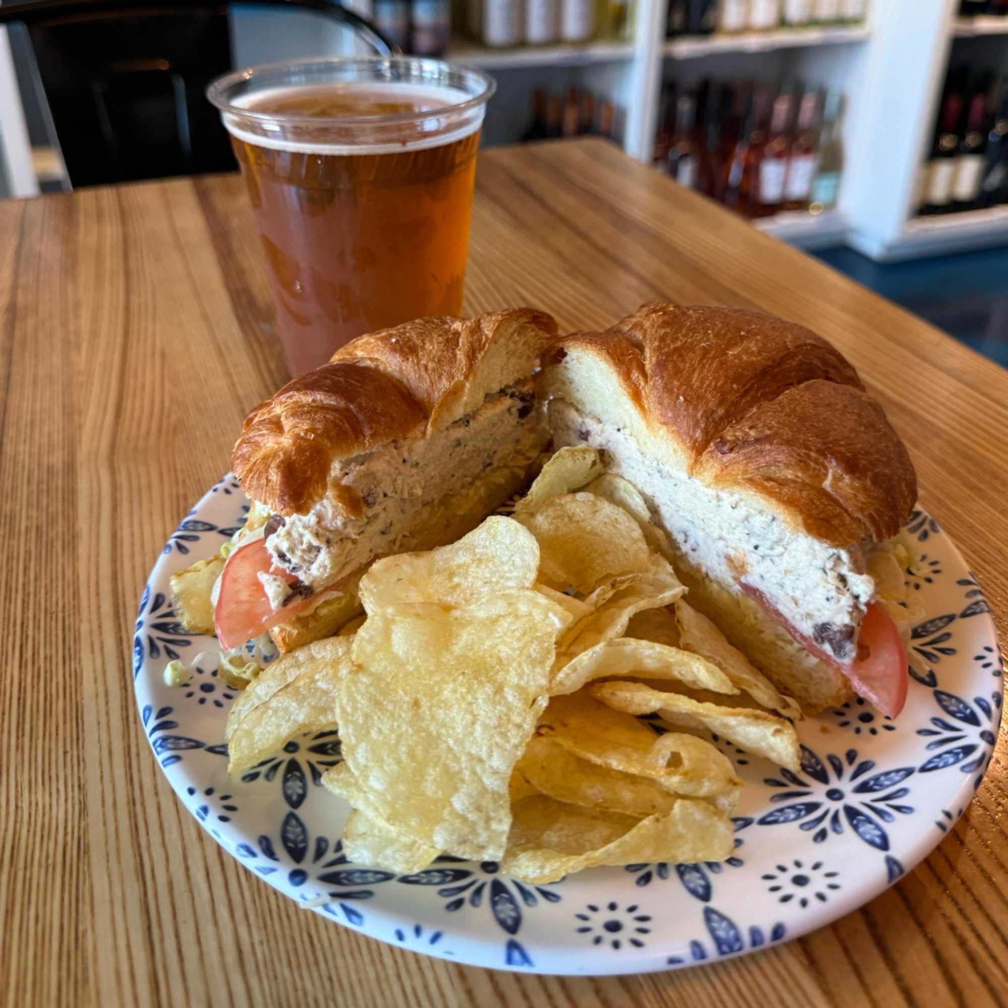Flurry's Cranberry Pecan Chicken Salad Croissant