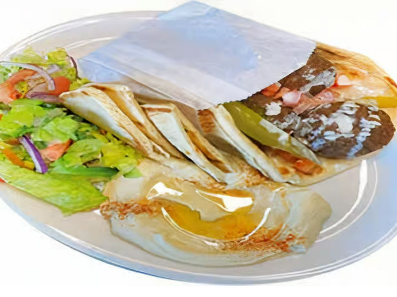Falafel Pita Plate