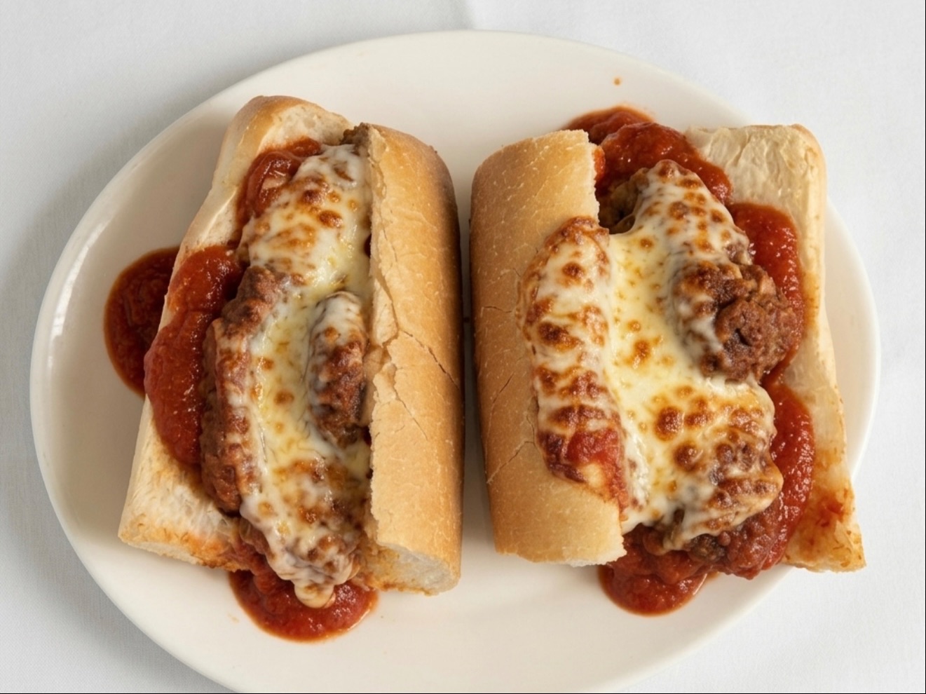 Eggplant Parmigiana Sandwich