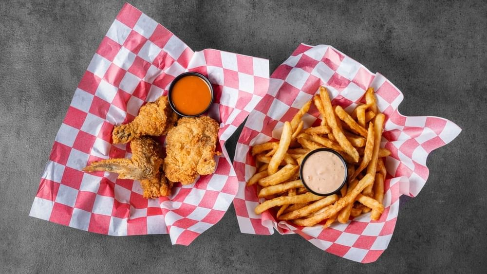 Fried Chicken Combo (Leg & Thigh)