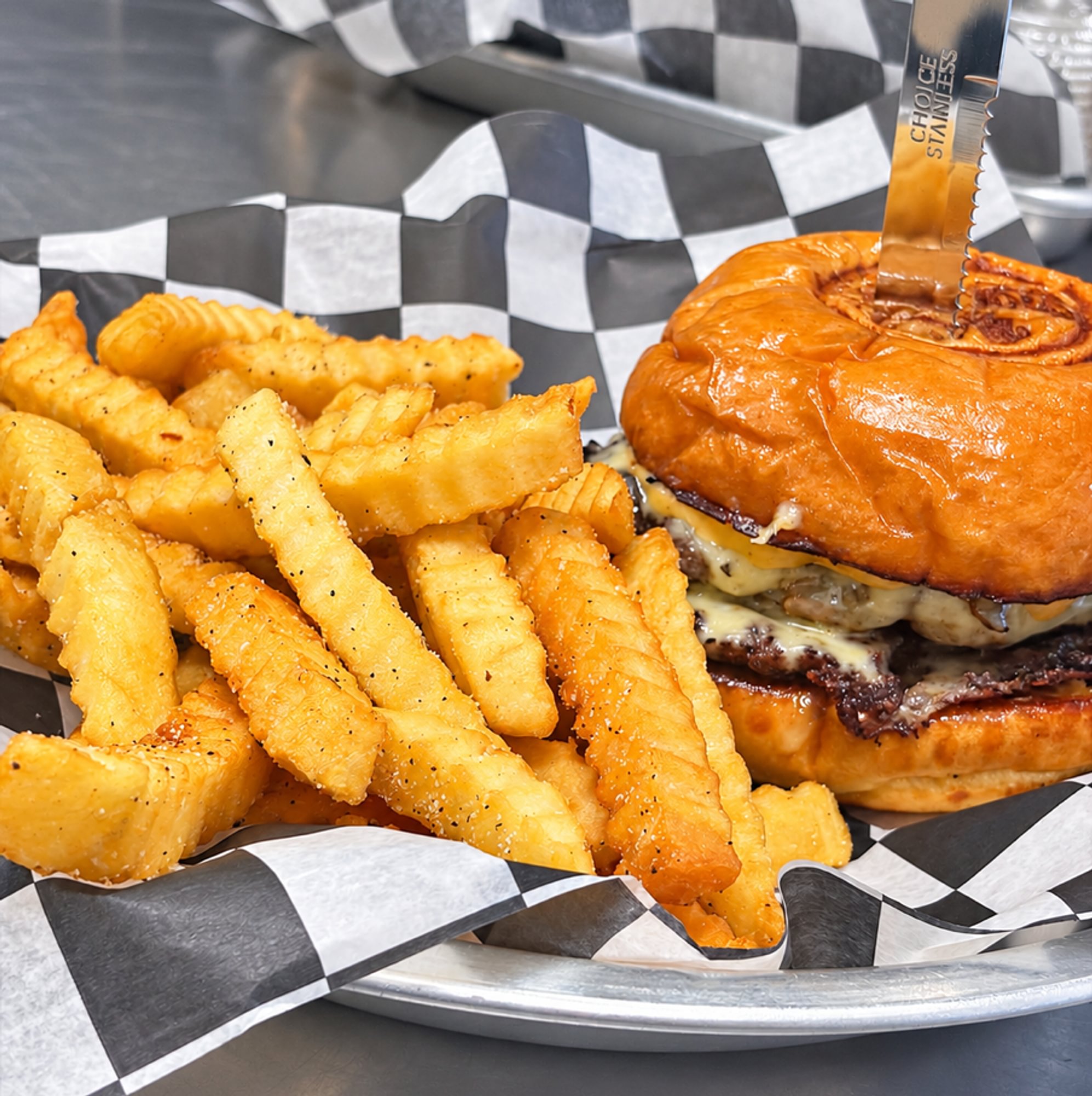 DBL Steel House Smash Burger