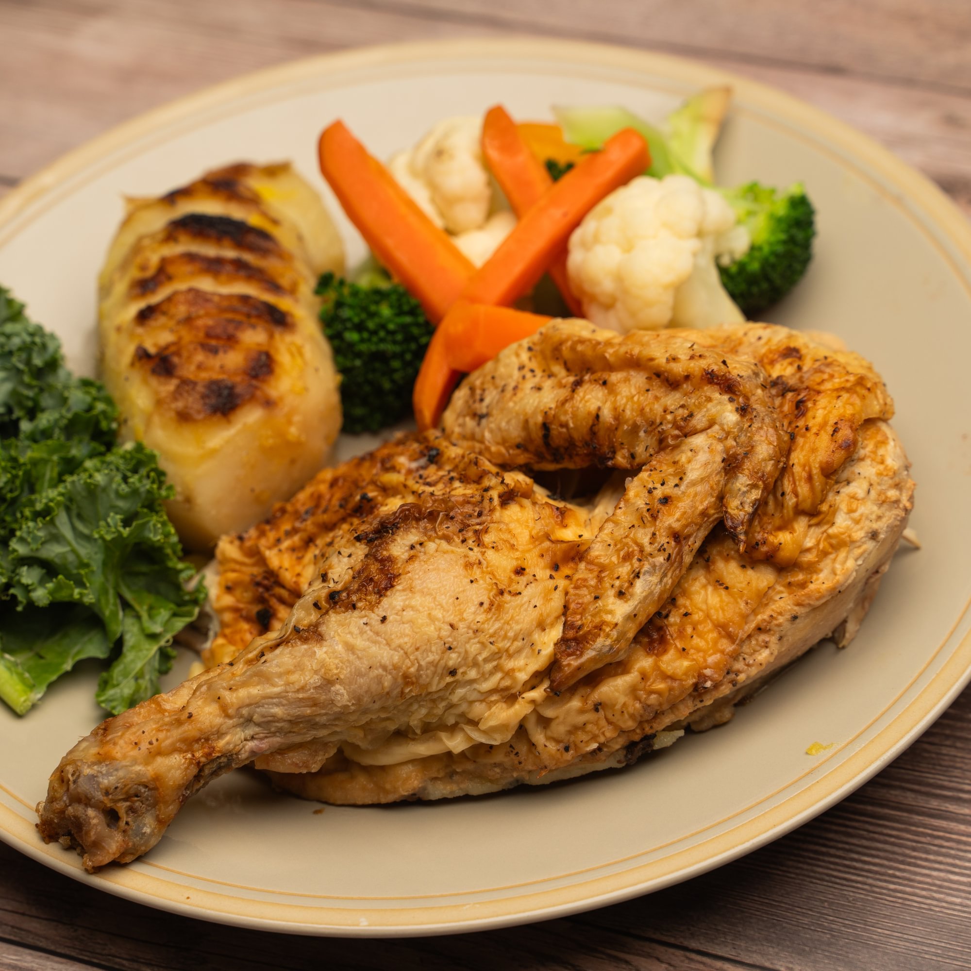 Roasted Chicken with Roasted Potatoes