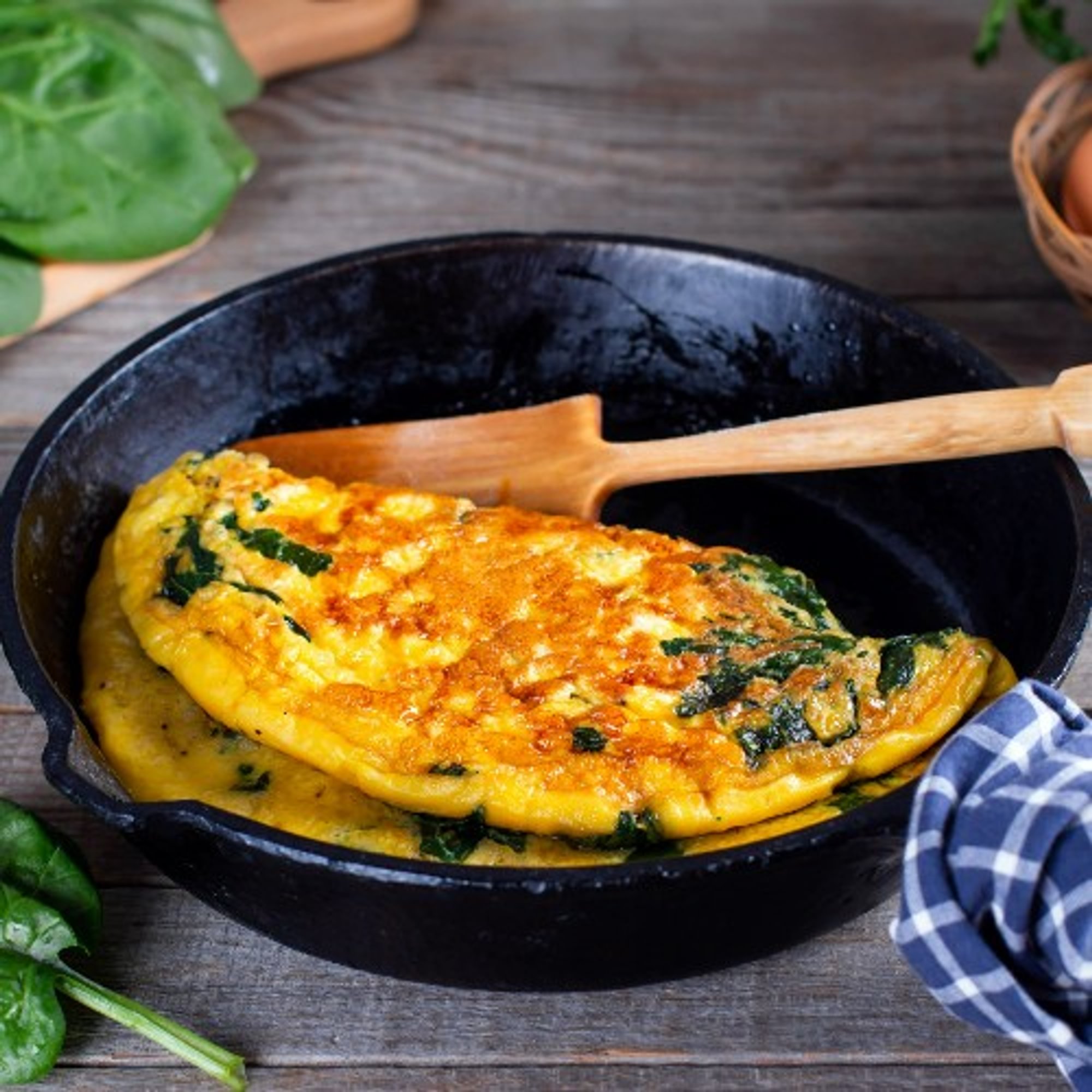 Spinach Omelet
