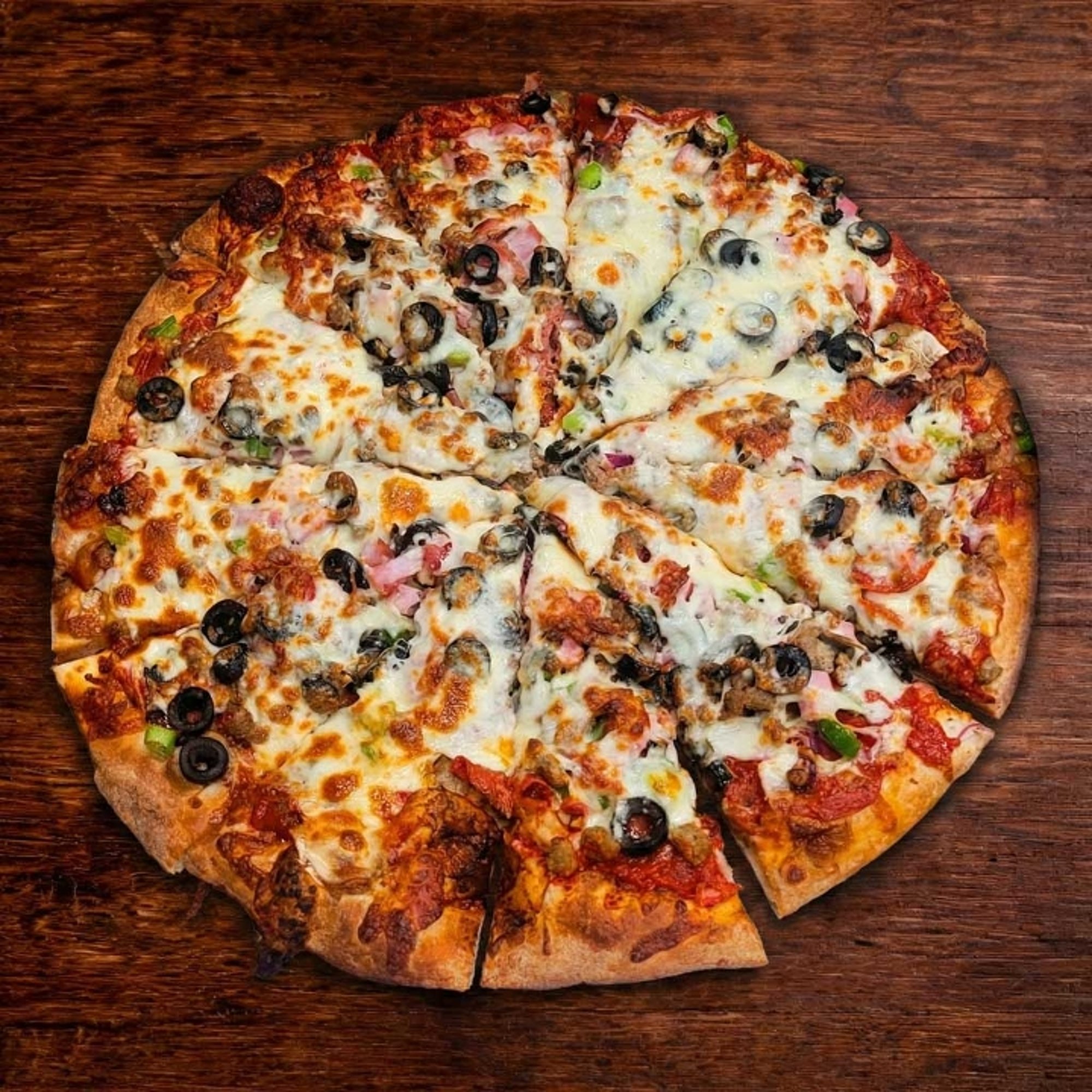 Super Deluxe Pizza