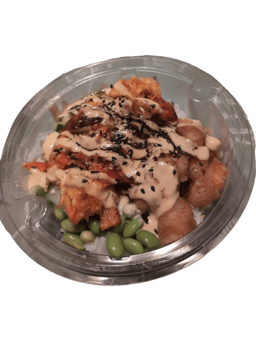 Baked Dynamite Poke Bowl (Cooked)