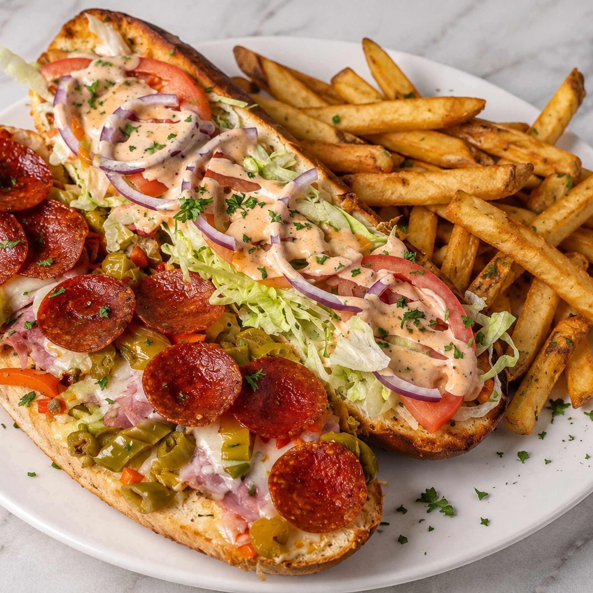 Hot Italian Sandwich