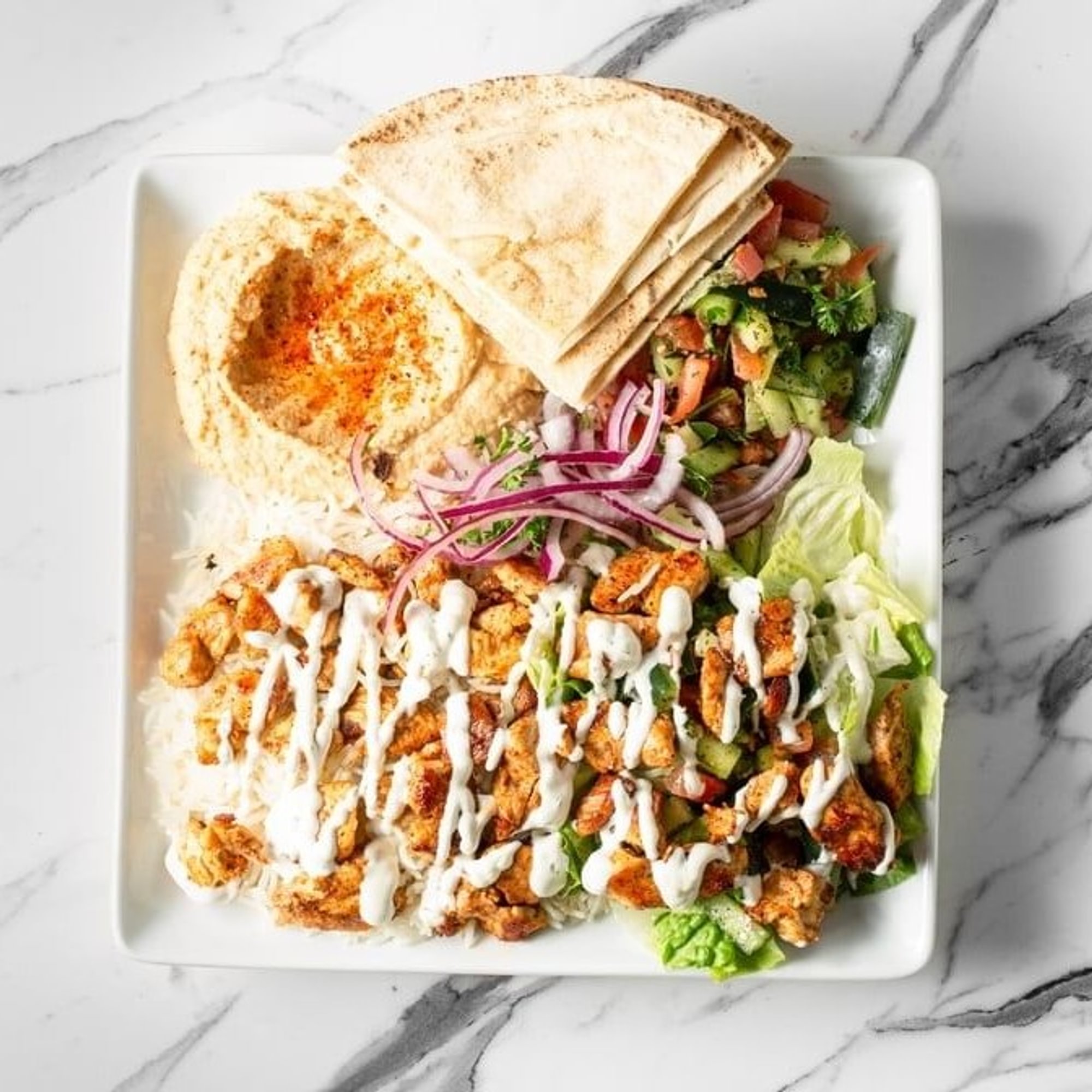 2 x Chicken Shawarma Plate