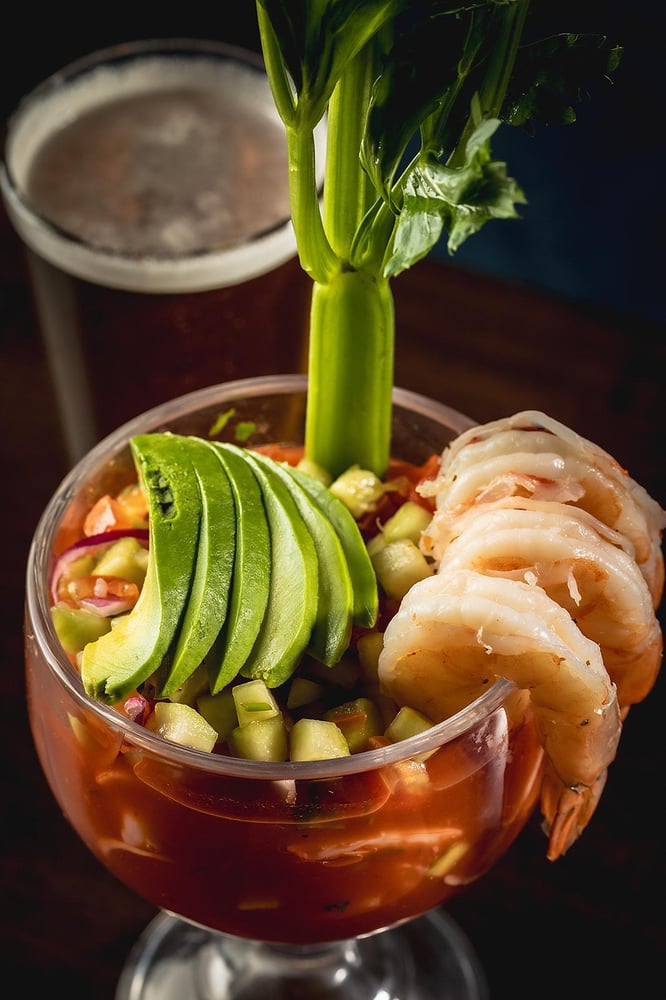 BLU Sonoran Shrimp Cocktail