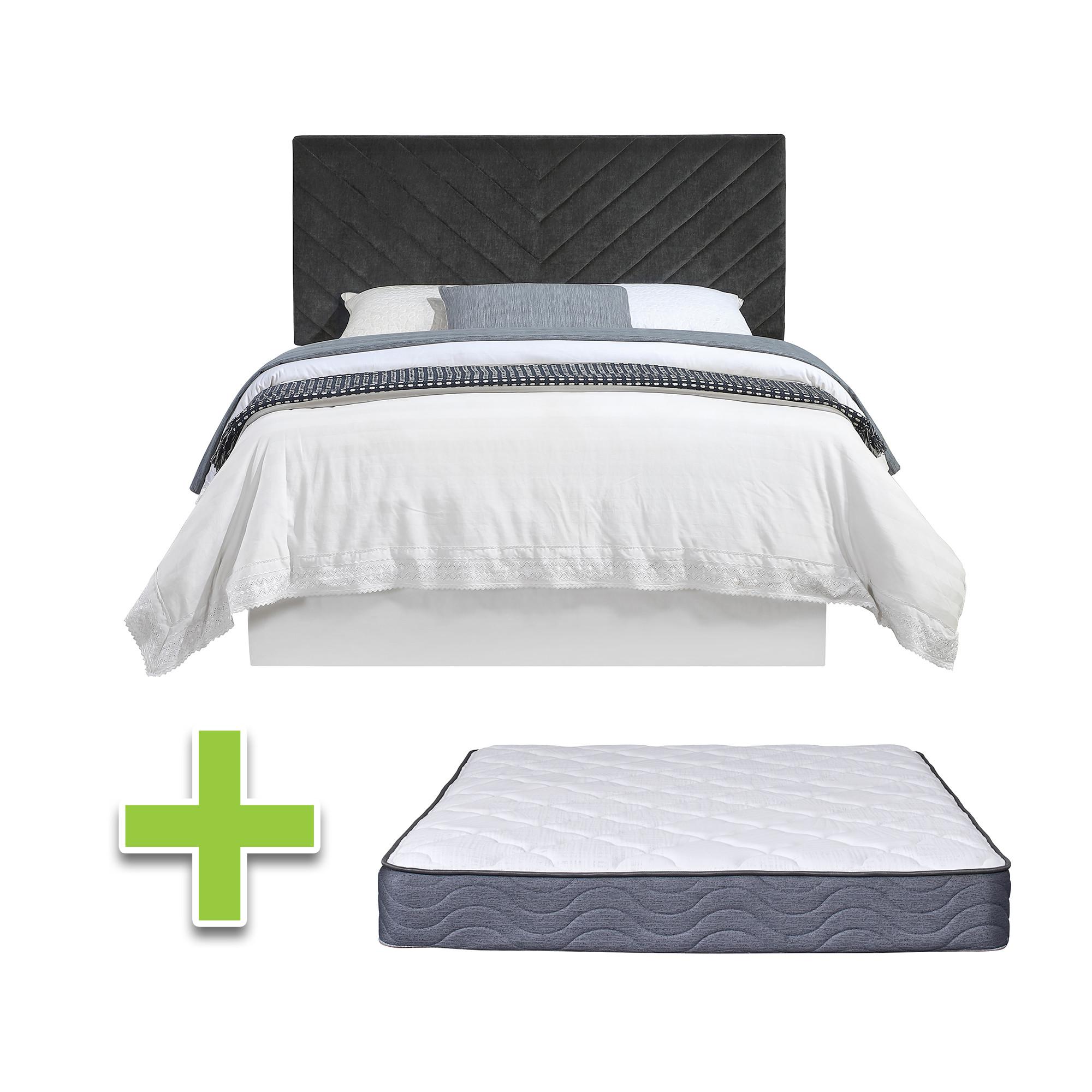 Full Tara Bed w/9.5" Extra Firm Mattress & 9" Foundation