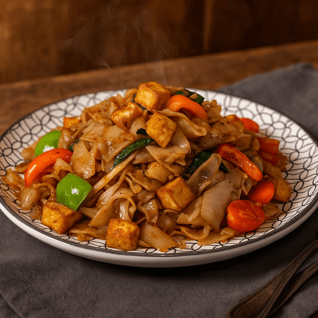 Pad kee mao (drunken noodle)