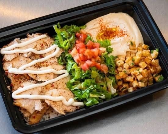 Extra Chicken Shawarma On Plate