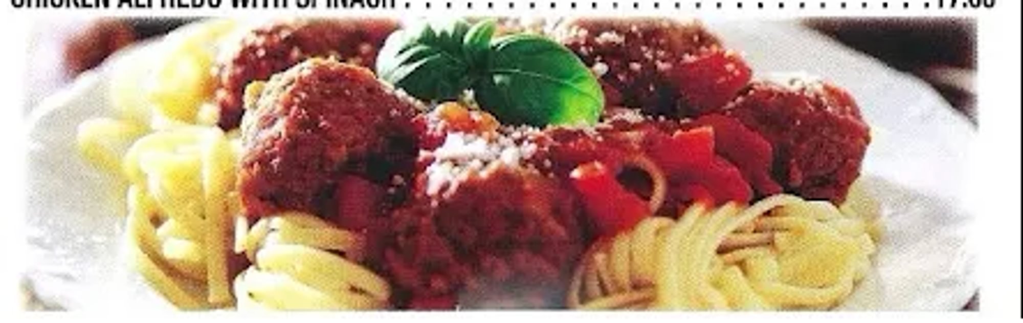 Spaghetti w/ Meatballs