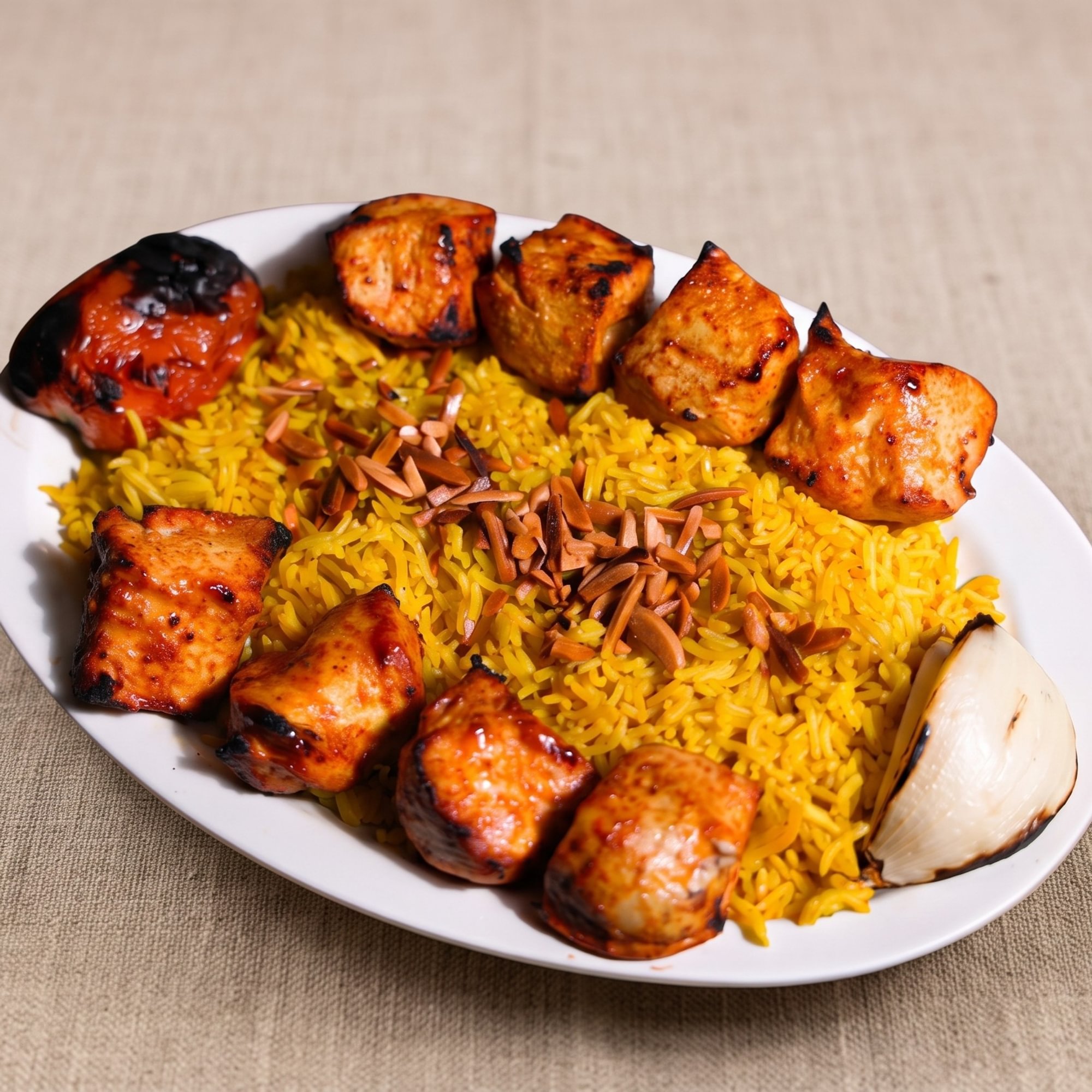 Chicken Kabob Platter