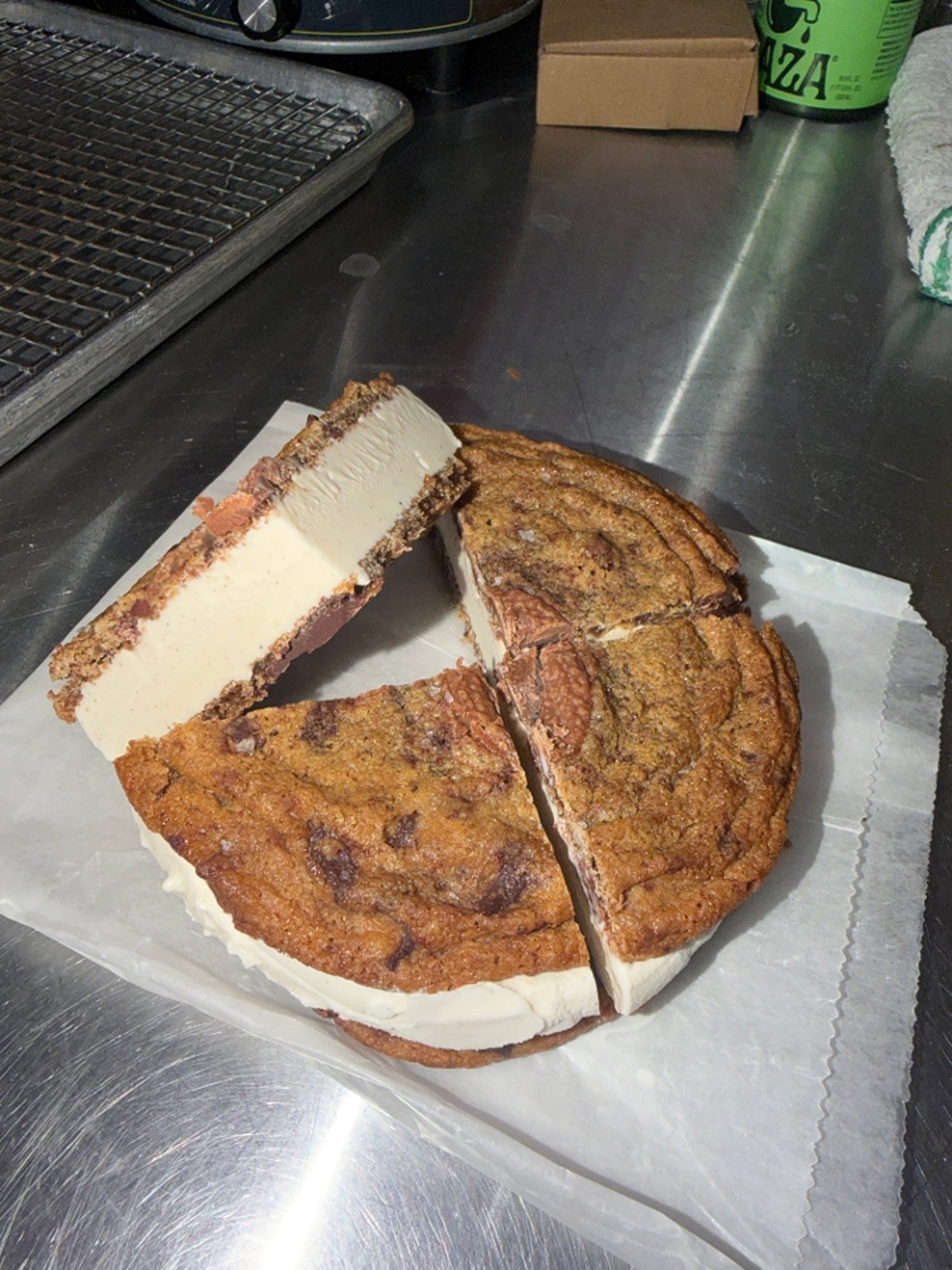 Skinny Cookie Ice Cream Sandwich