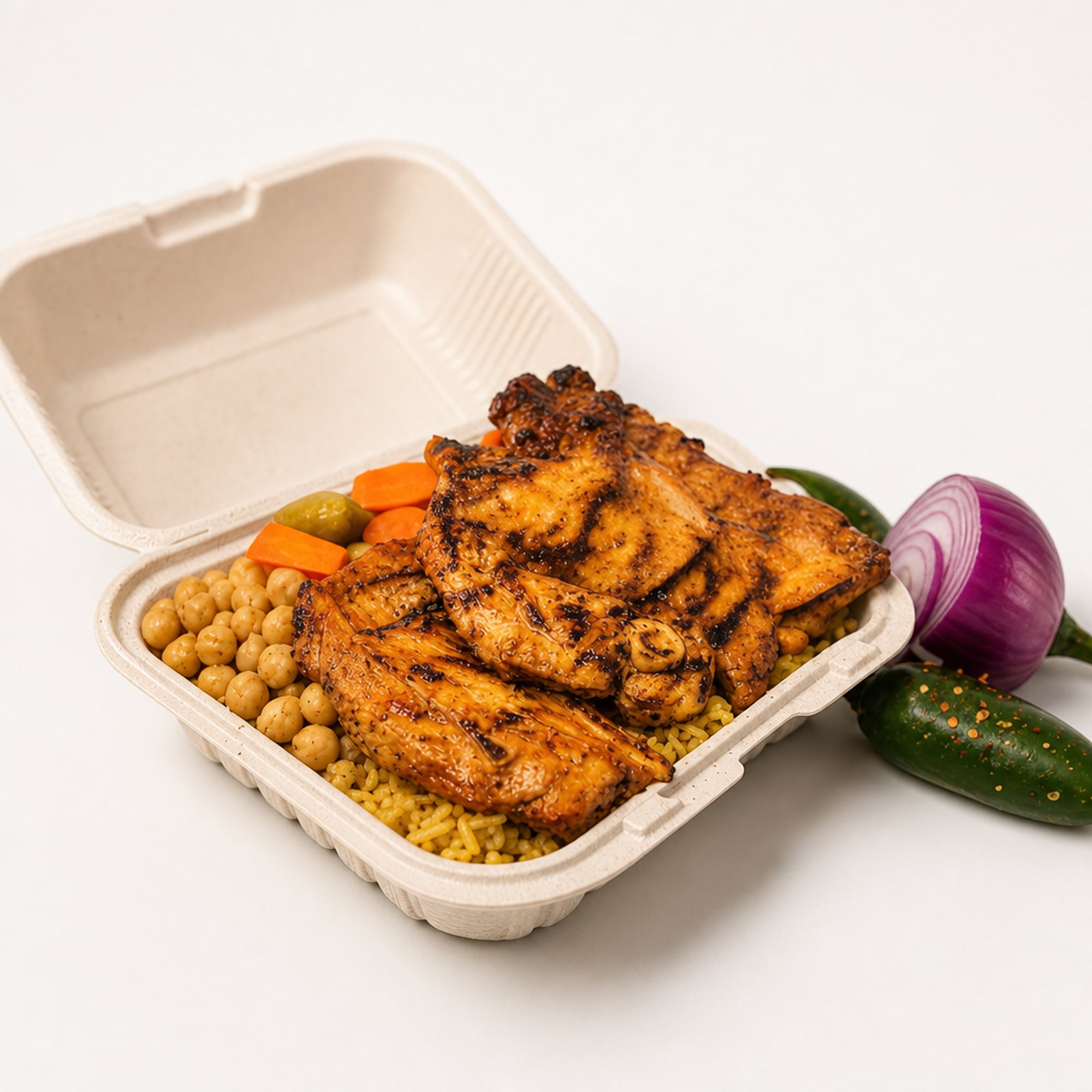 Mix Grill with Rice