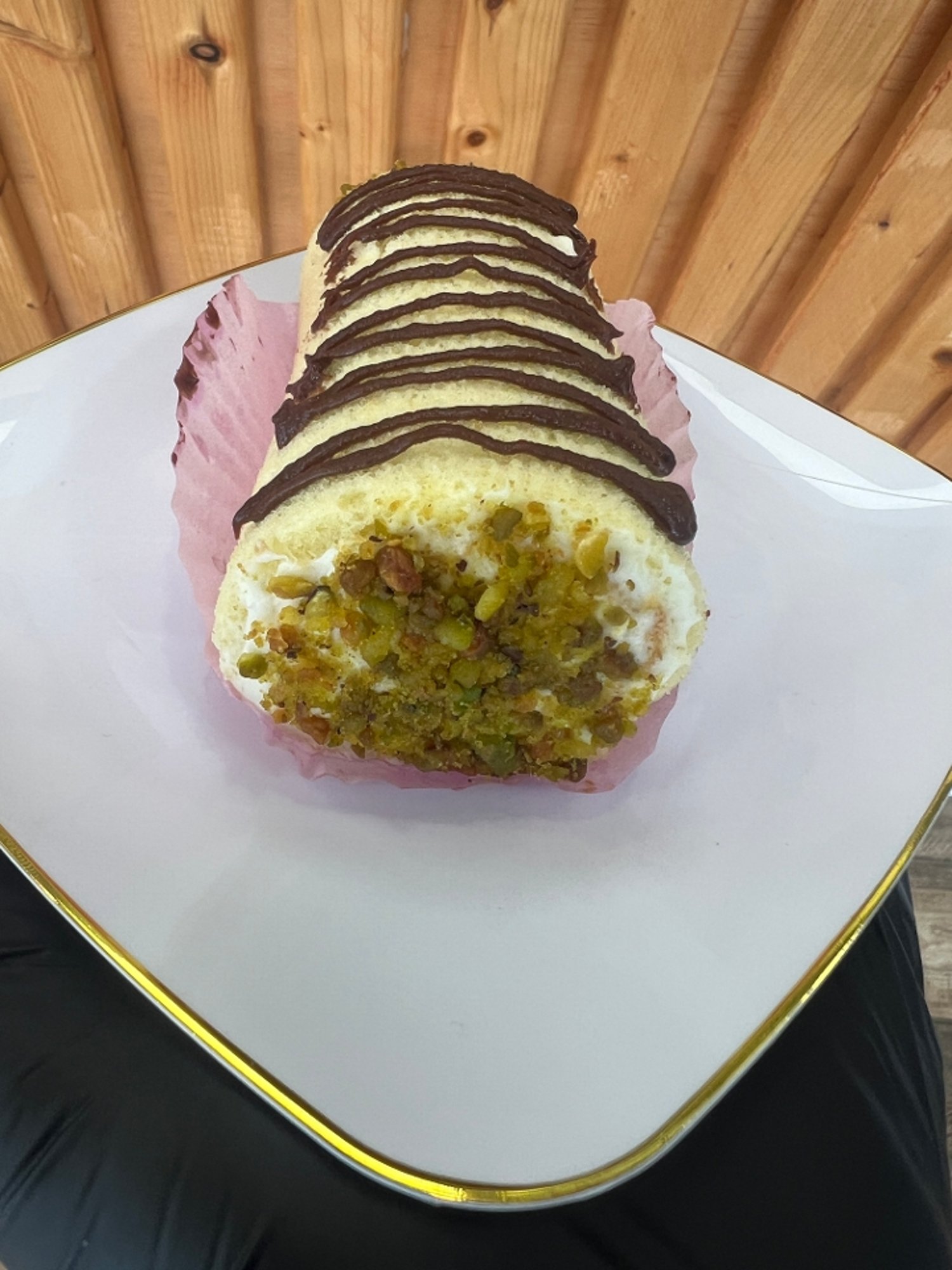 Banana Pistachio Roll
