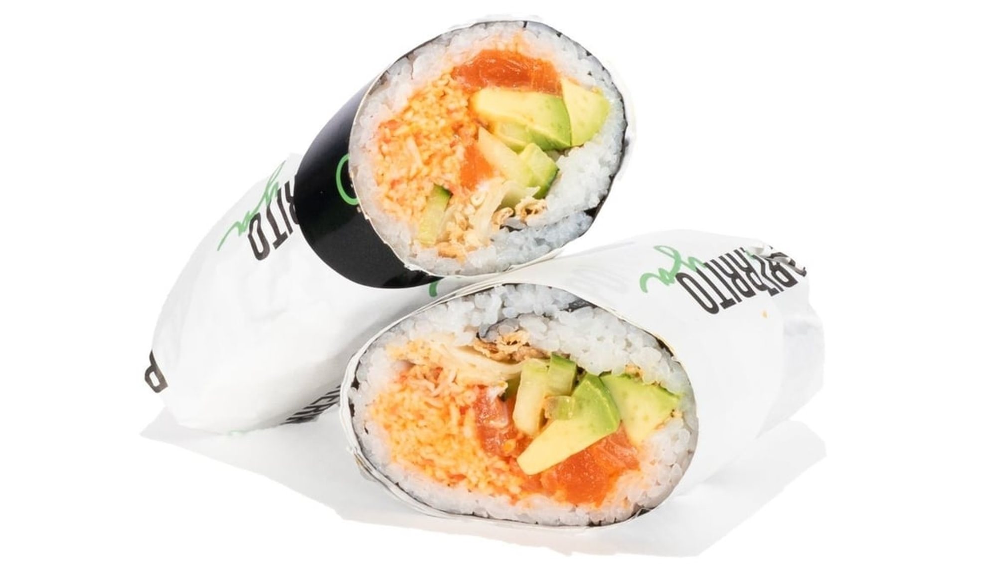S4- Spicy Volcano Sushi Burrito/ Raw Fish