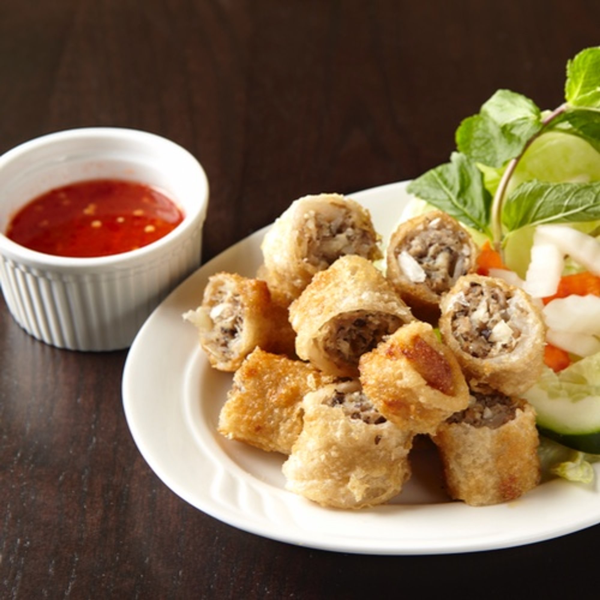 Crispy Pork Spring Rolls (3)