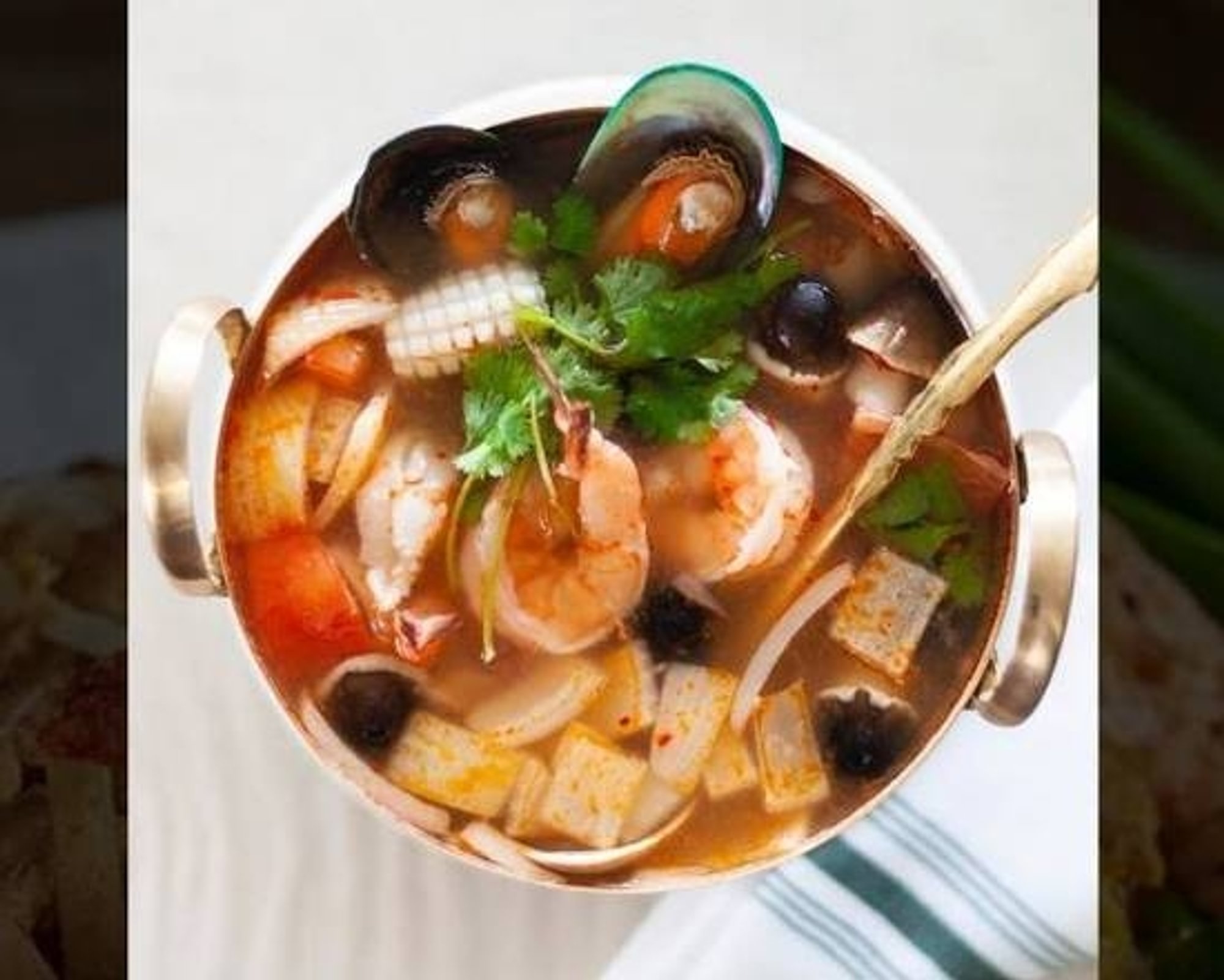 Traditional tom yum noodle