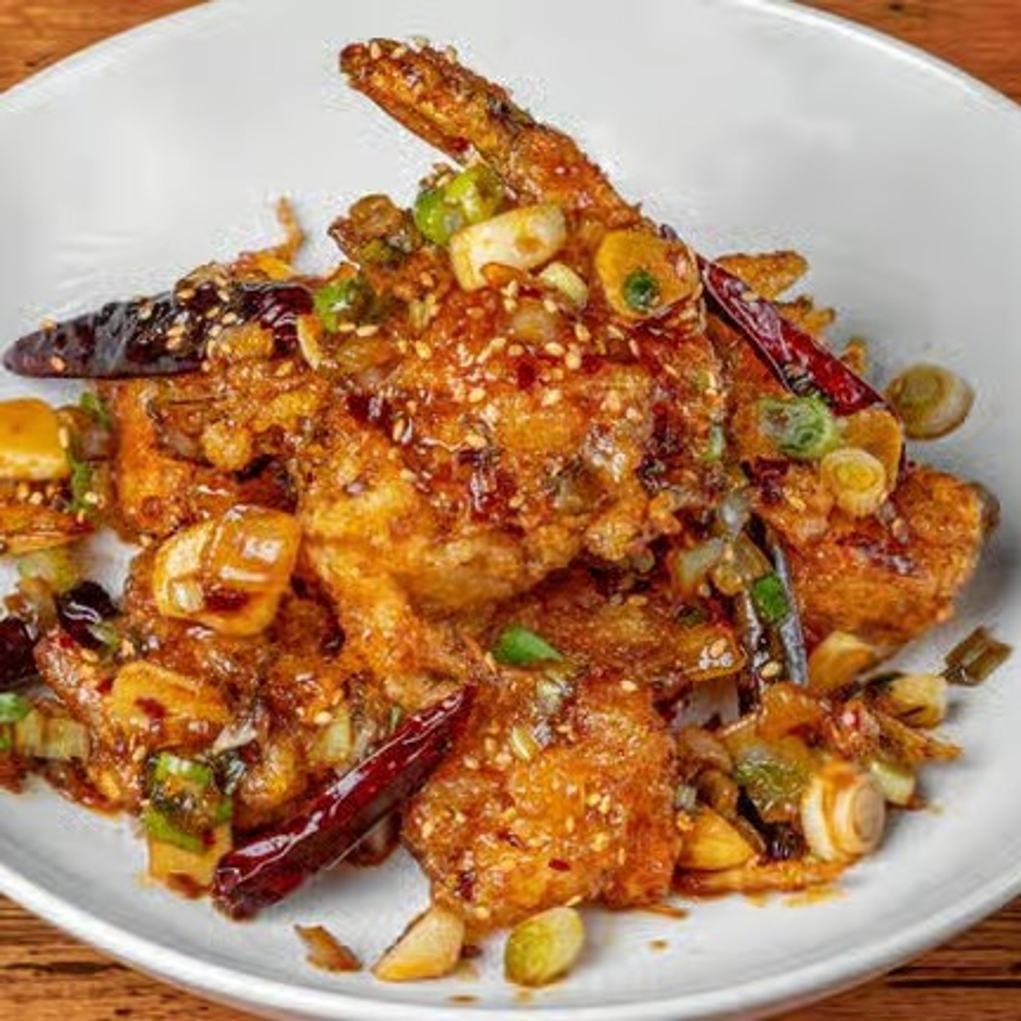 Chef's Signature Crispy Shrimp w/ Steamed Rice